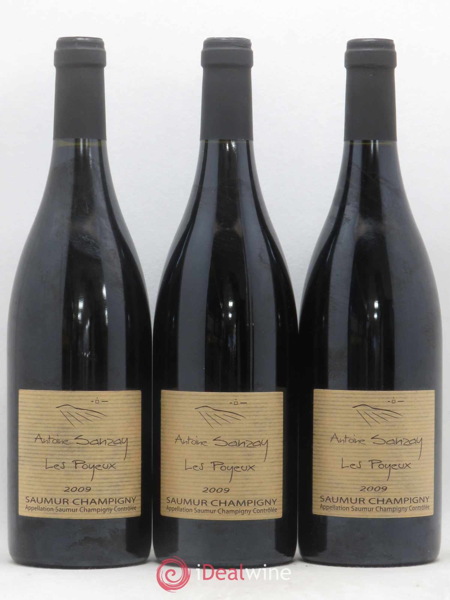 Saumur-Champigny Les Poyeux Antoine Sanzay 2009 - Lot de 3 bouteilles - 0