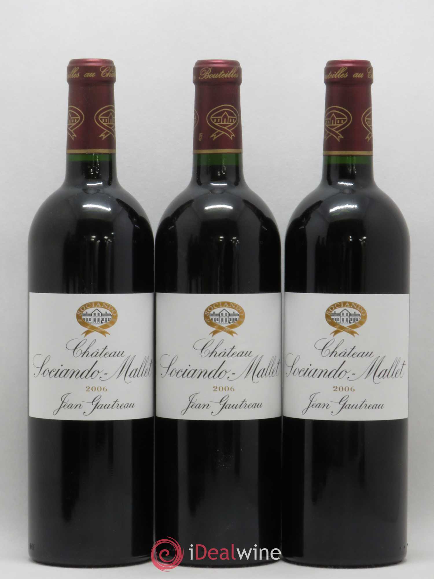 Château Sociando Mallet 2006 - Lot de 6 bouteilles - 1