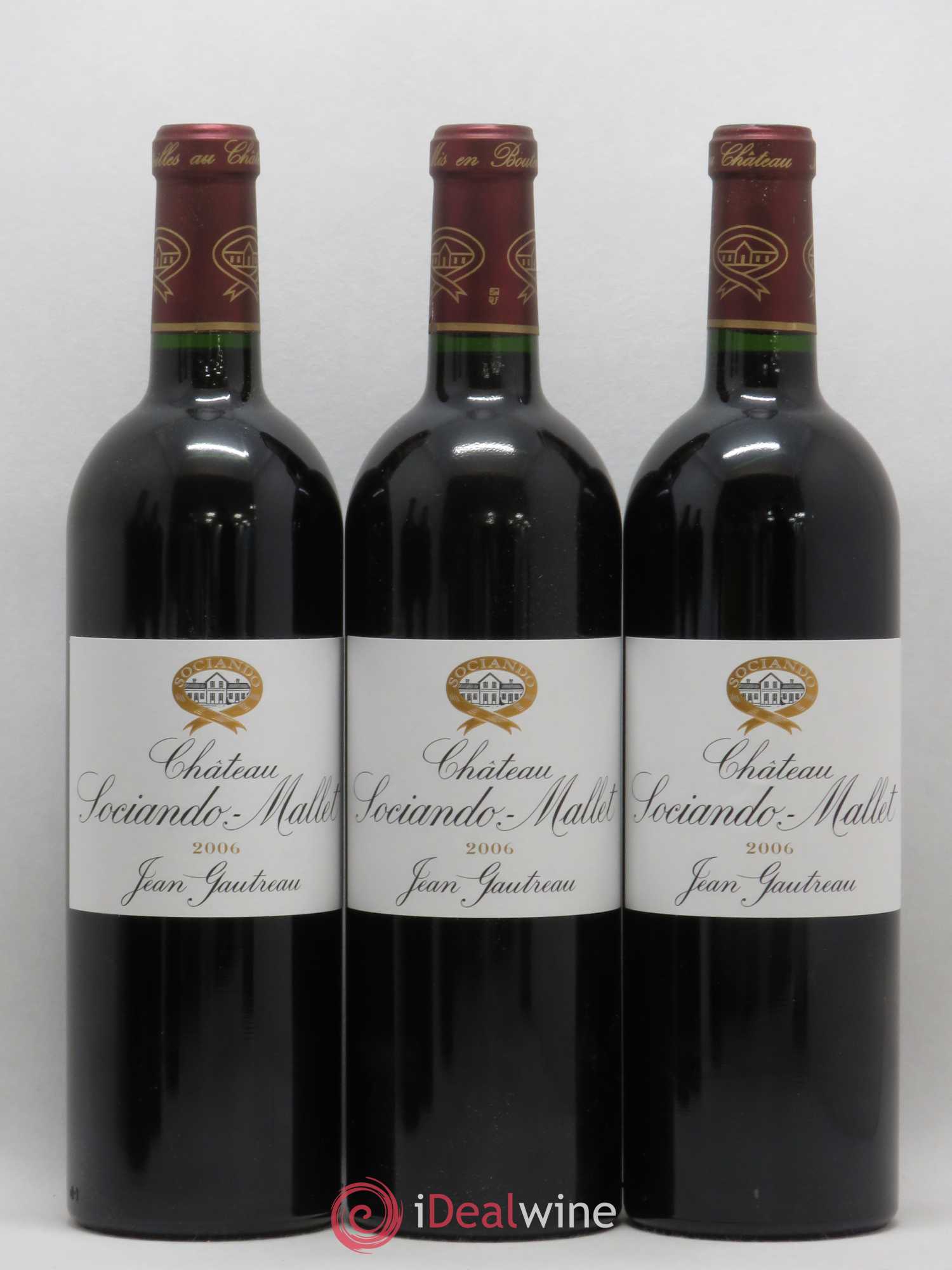 Château Sociando Mallet 2006 - Lot de 6 bouteilles - 2