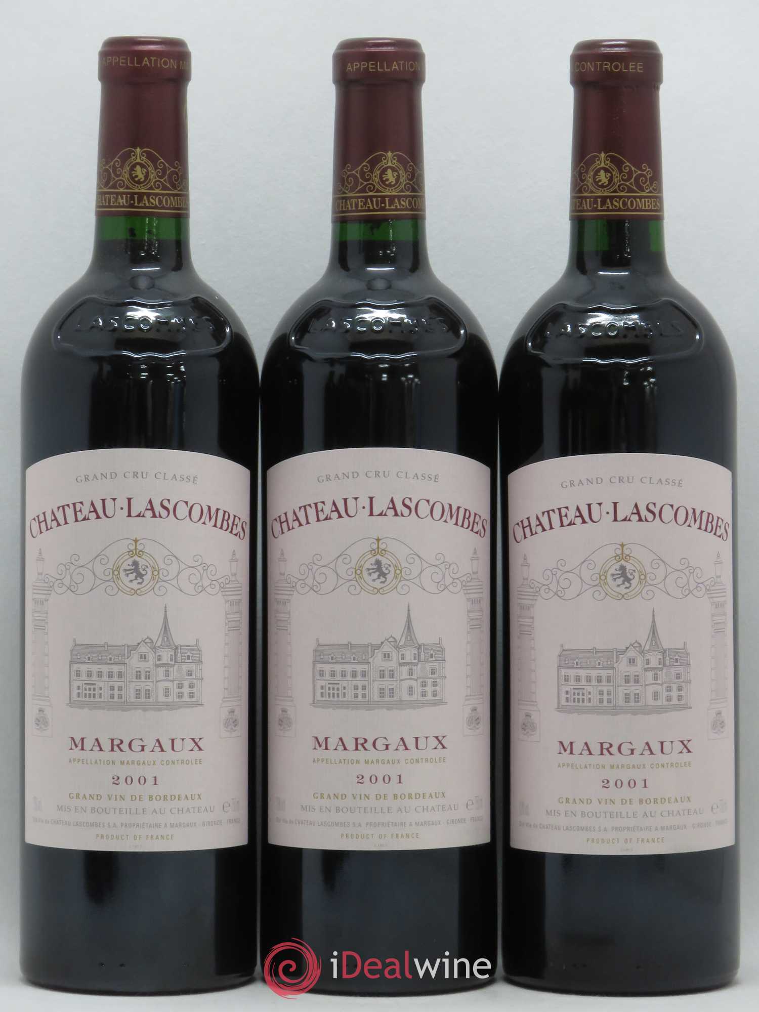 Château Lascombes 2ème Grand Cru Classé 2001 - Lot de 6 bouteilles - 1