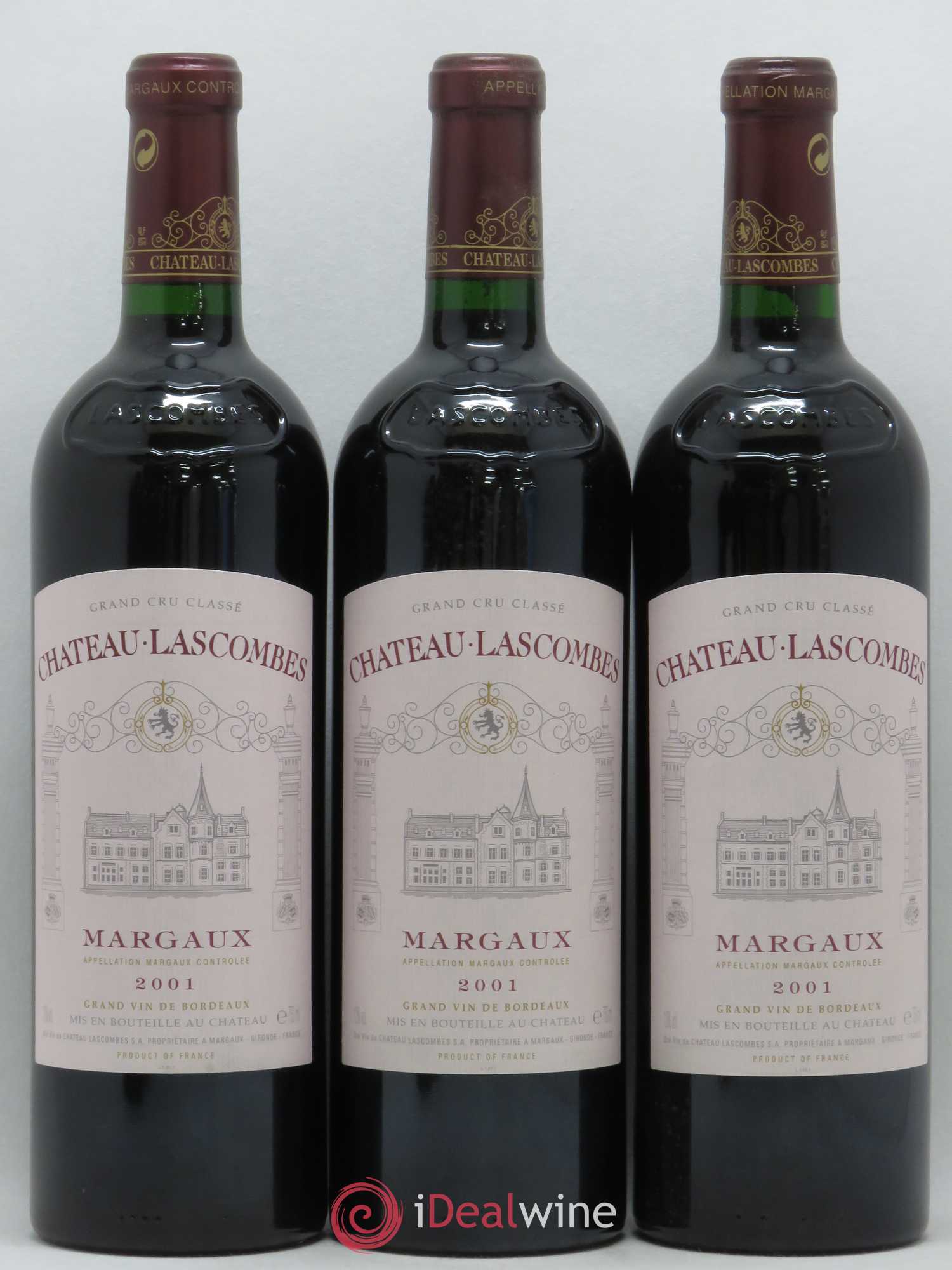 Château Lascombes 2ème Grand Cru Classé 2001 - Lot de 6 bouteilles - 2