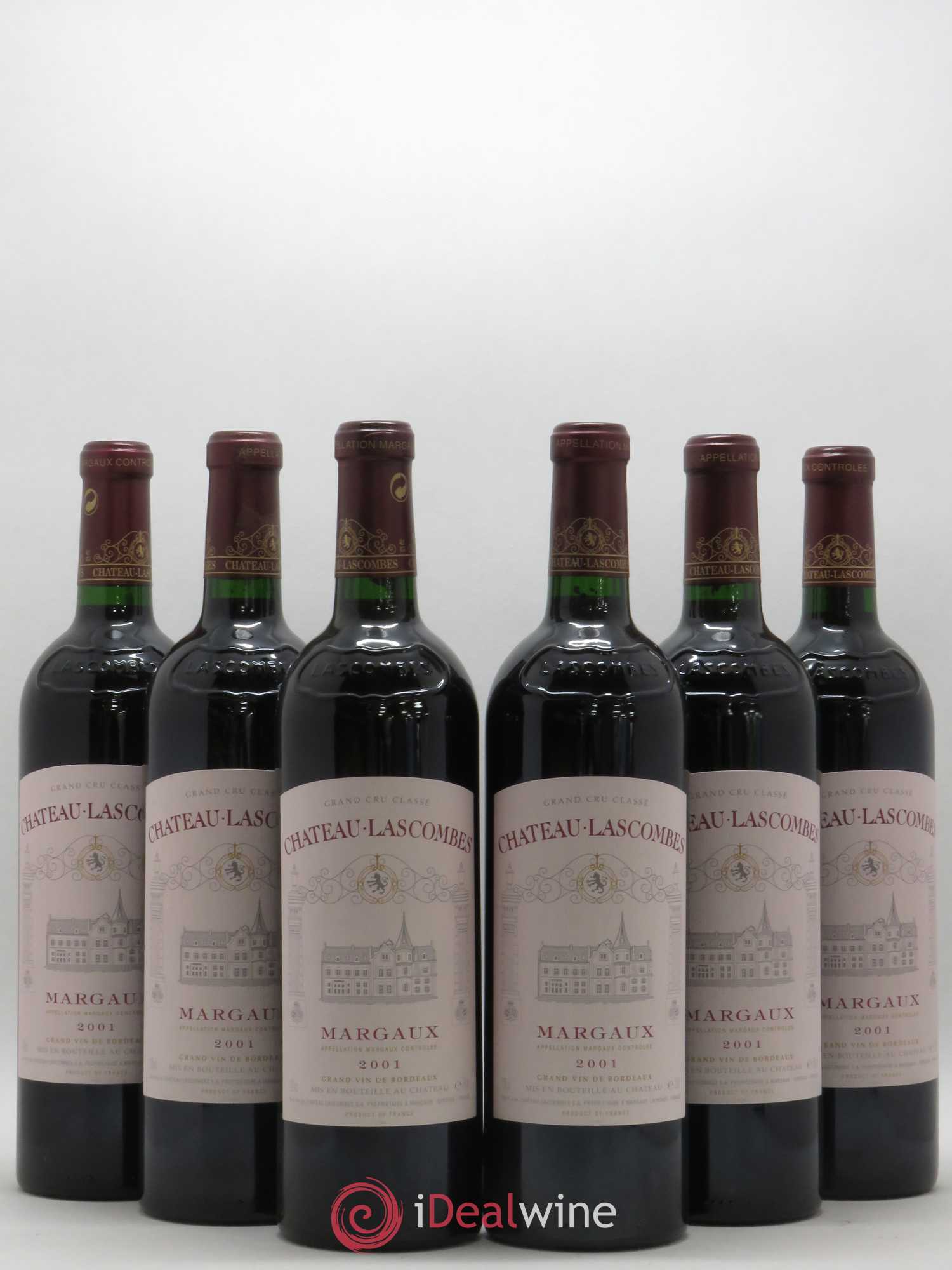 Château Lascombes 2ème Grand Cru Classé 2001 - Lot de 6 bouteilles - 0