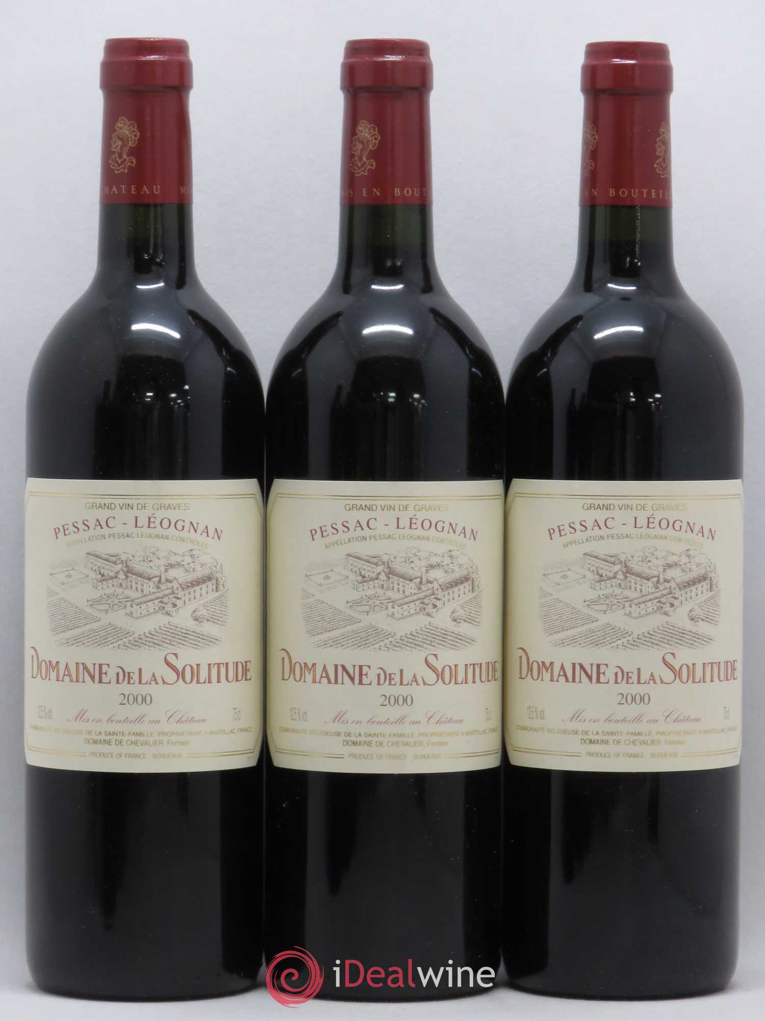 Domaine de la Solitude 2000 - Lot de 6 bouteilles - 1