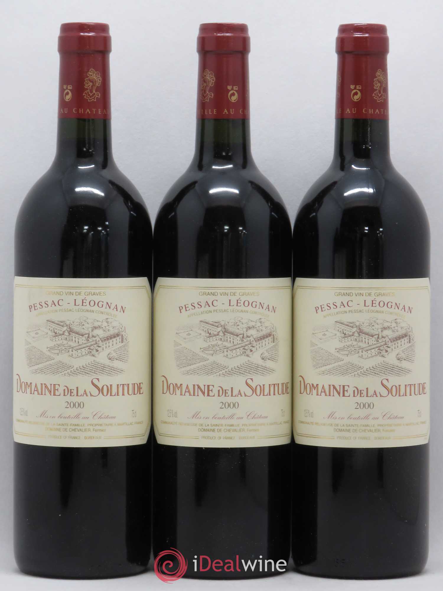 Domaine de la Solitude 2000 - Lot de 6 bouteilles - 2