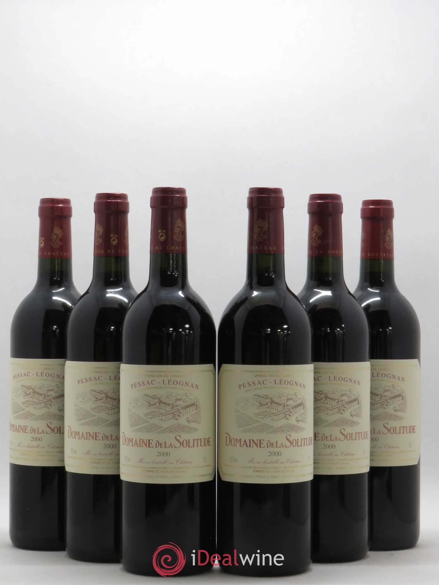 Domaine de la Solitude 2000 - Lot de 6 bouteilles - 0