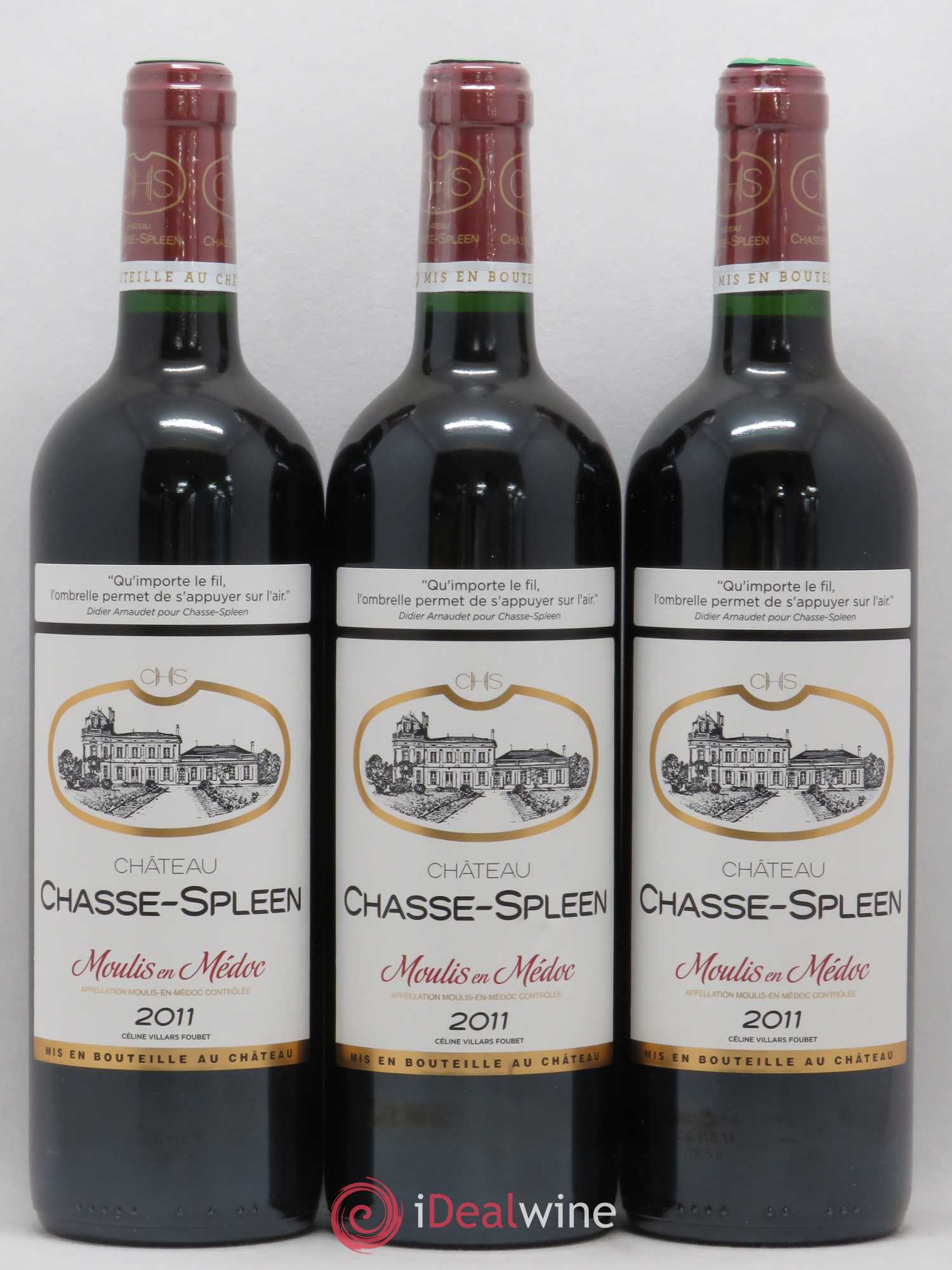 Château Chasse Spleen 2011 - Lot de 6 bouteilles - 2