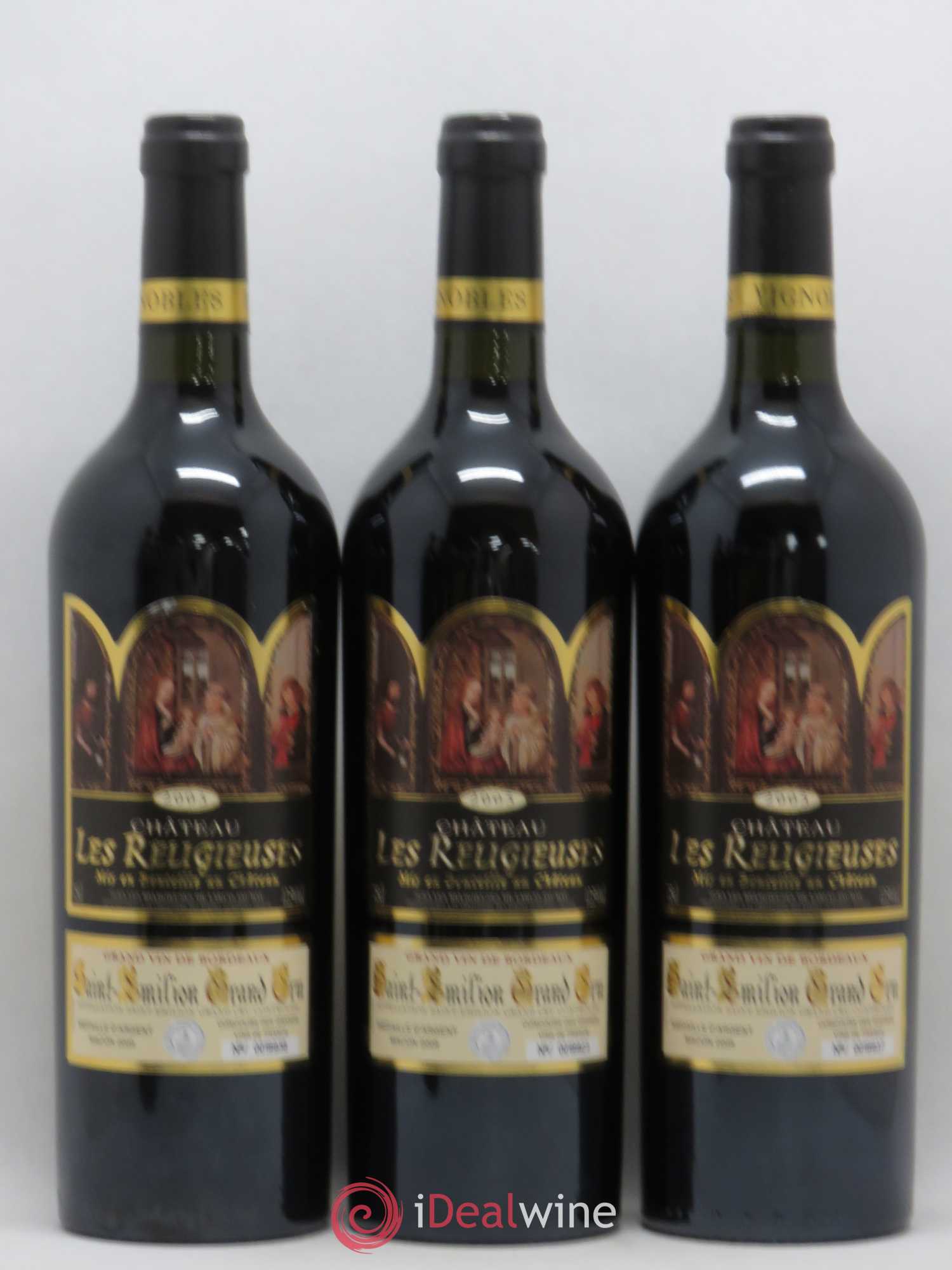 Saint-Émilion Grand Cru Château Les Religieuses (sans prix de réserve) 2003 - Posten von 6 Flaschen - 2