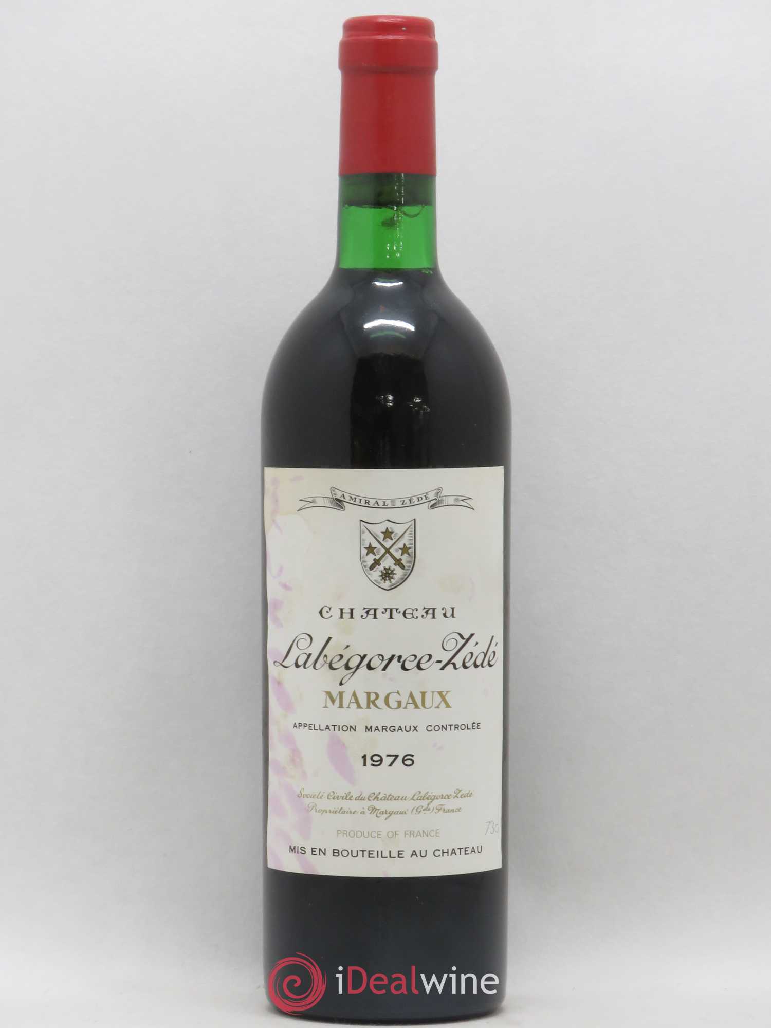 Château Labegorce Zédé Cru Bourgeois 1976 - Lot de 1 bouteille - 0