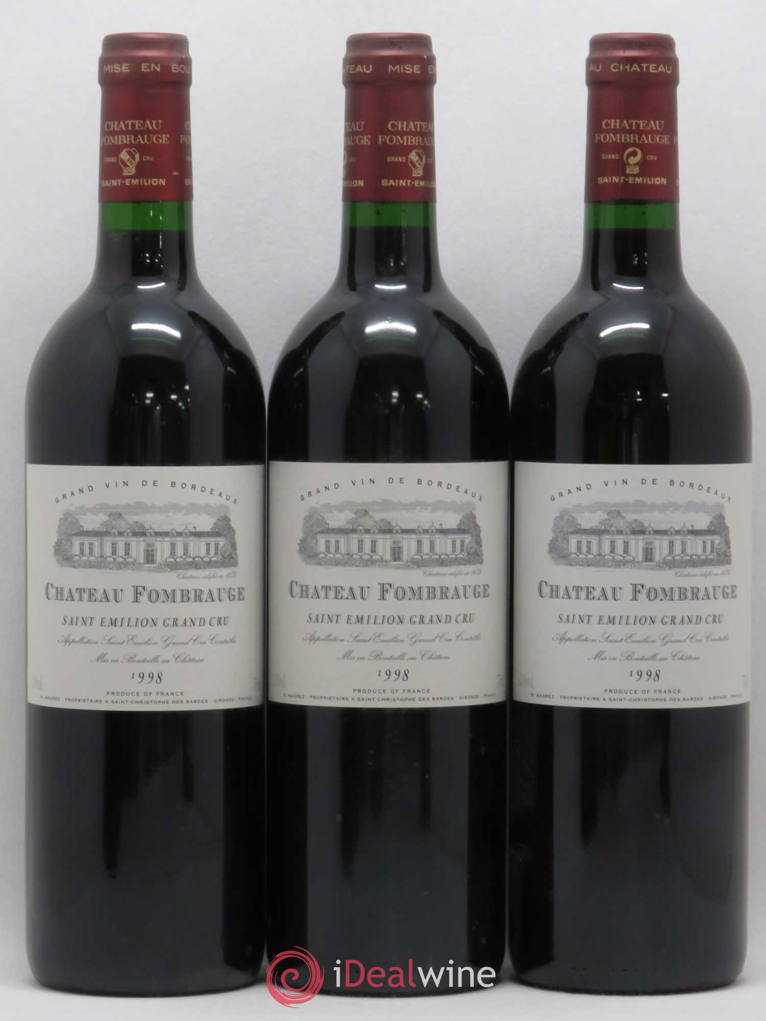 Château Fombrauge Grand Cru Classé 1998 - Lot de 12 bouteilles - 3