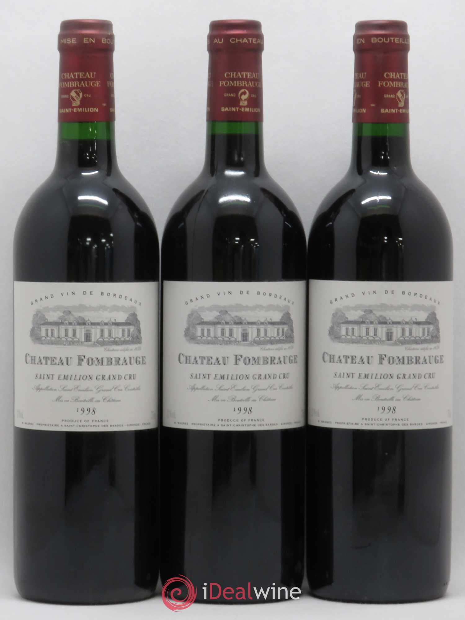 Château Fombrauge Grand Cru Classé 1998 - Lot de 12 bouteilles - 4