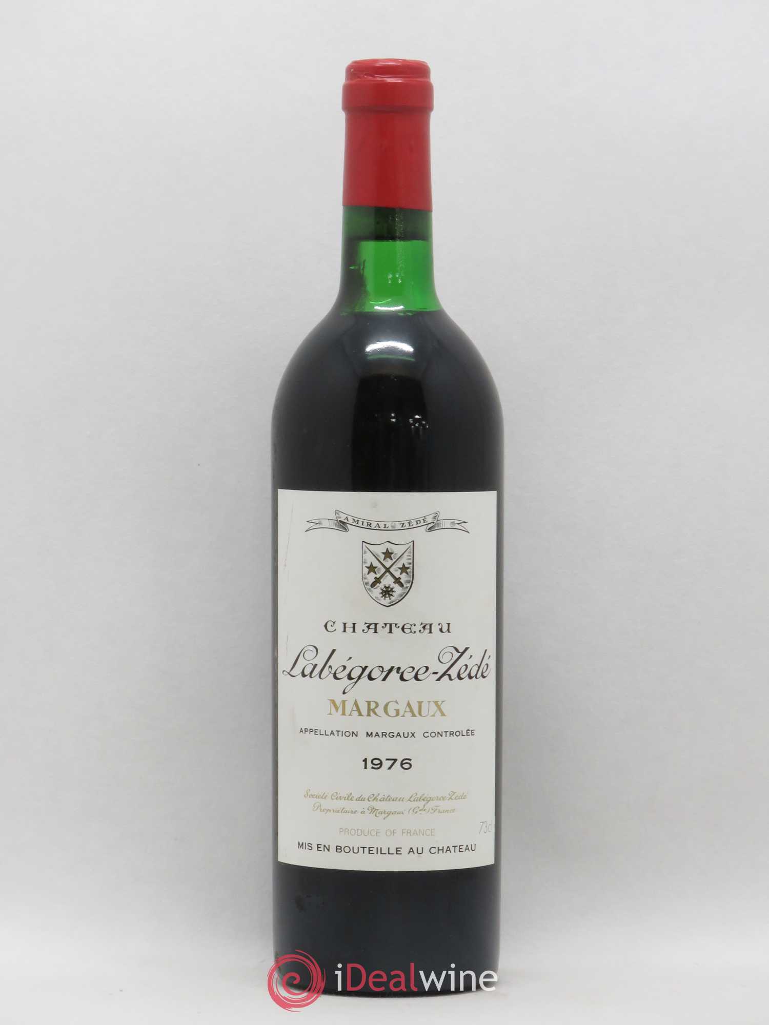 Château Labegorce Zédé Cru Bourgeois 1976 - Lot de 1 bouteille - 0