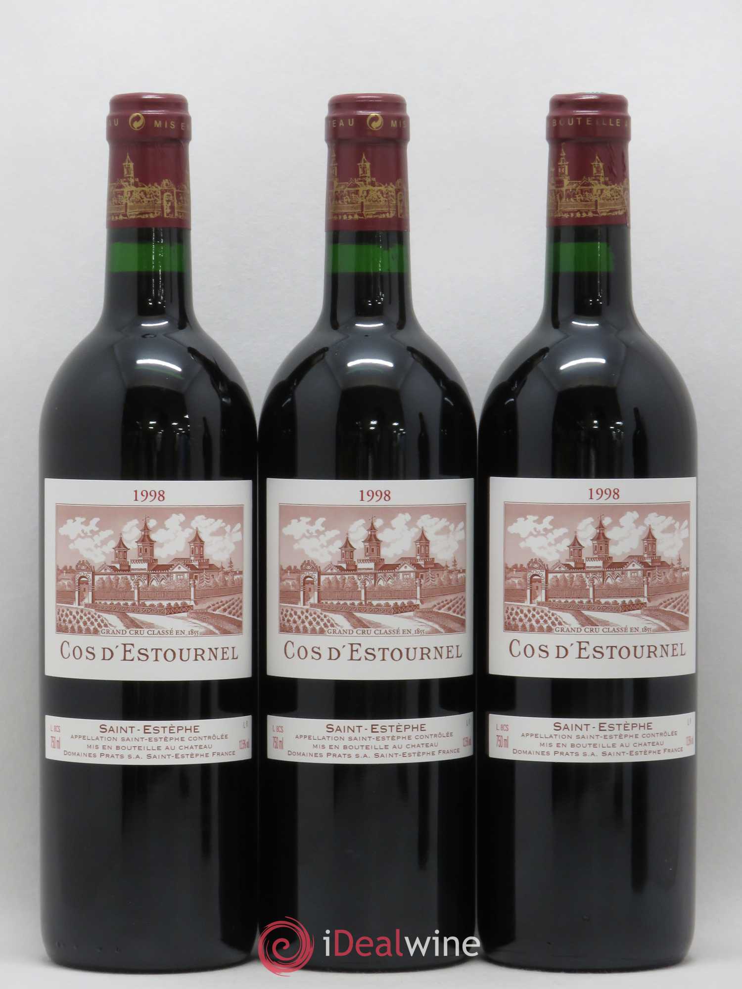 Cos d'Estournel 2ème Grand Cru Classé 1998 - Lot de 12 bouteilles - 2