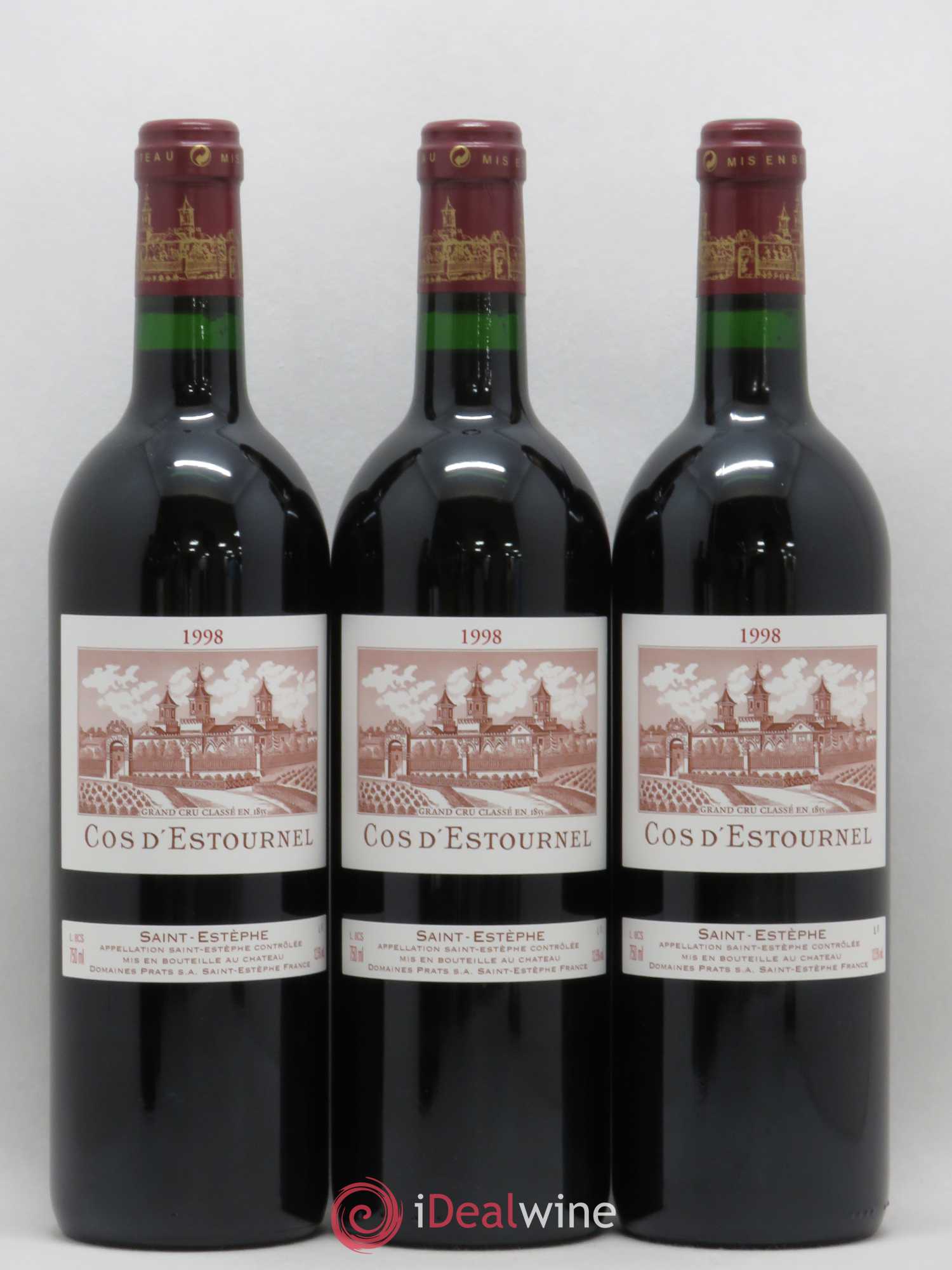 Cos d'Estournel 2ème Grand Cru Classé 1998 - Lot de 12 bouteilles - 4