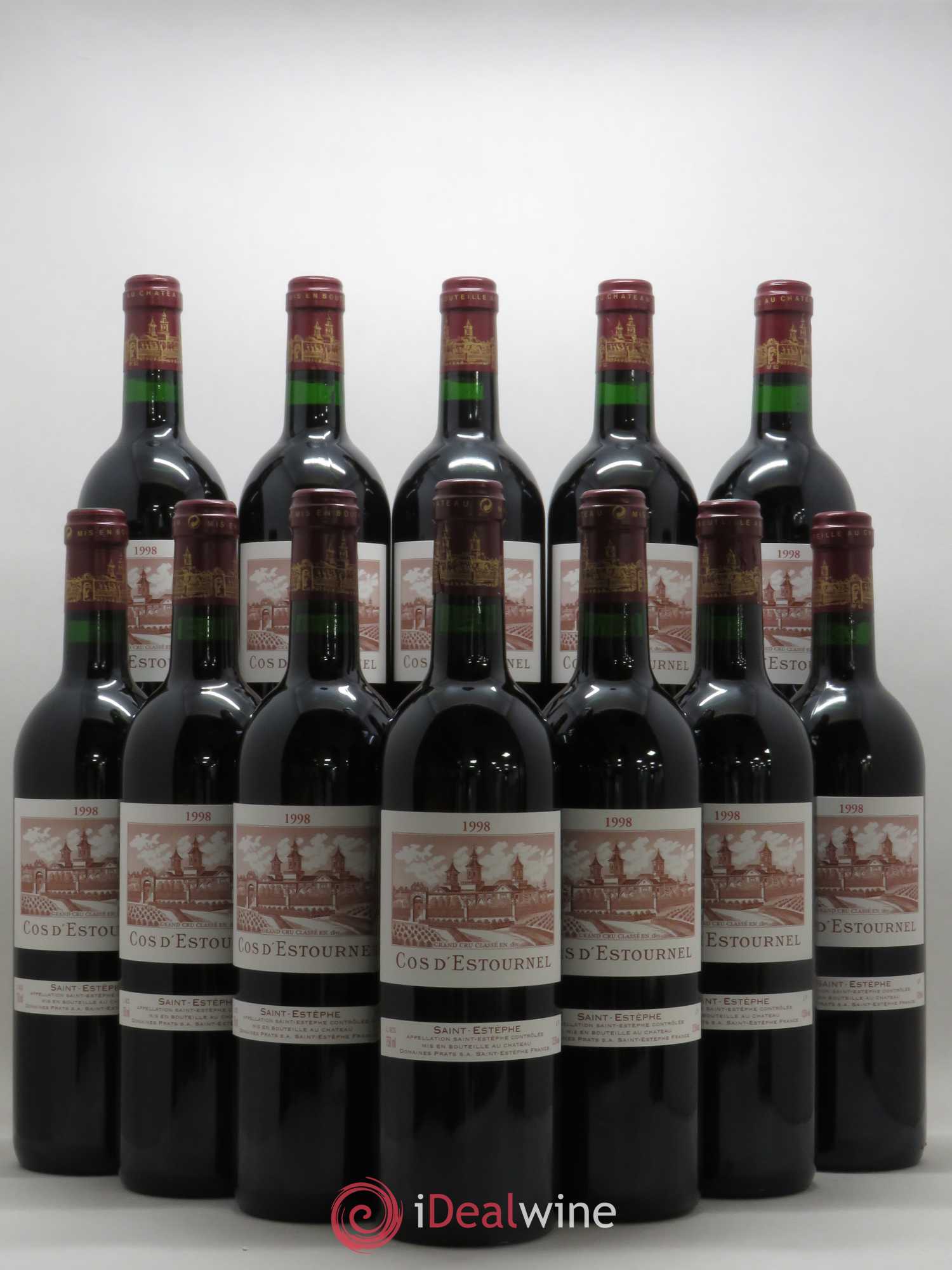 Cos d'Estournel 2ème Grand Cru Classé 1998 - Lot de 12 bouteilles - 0