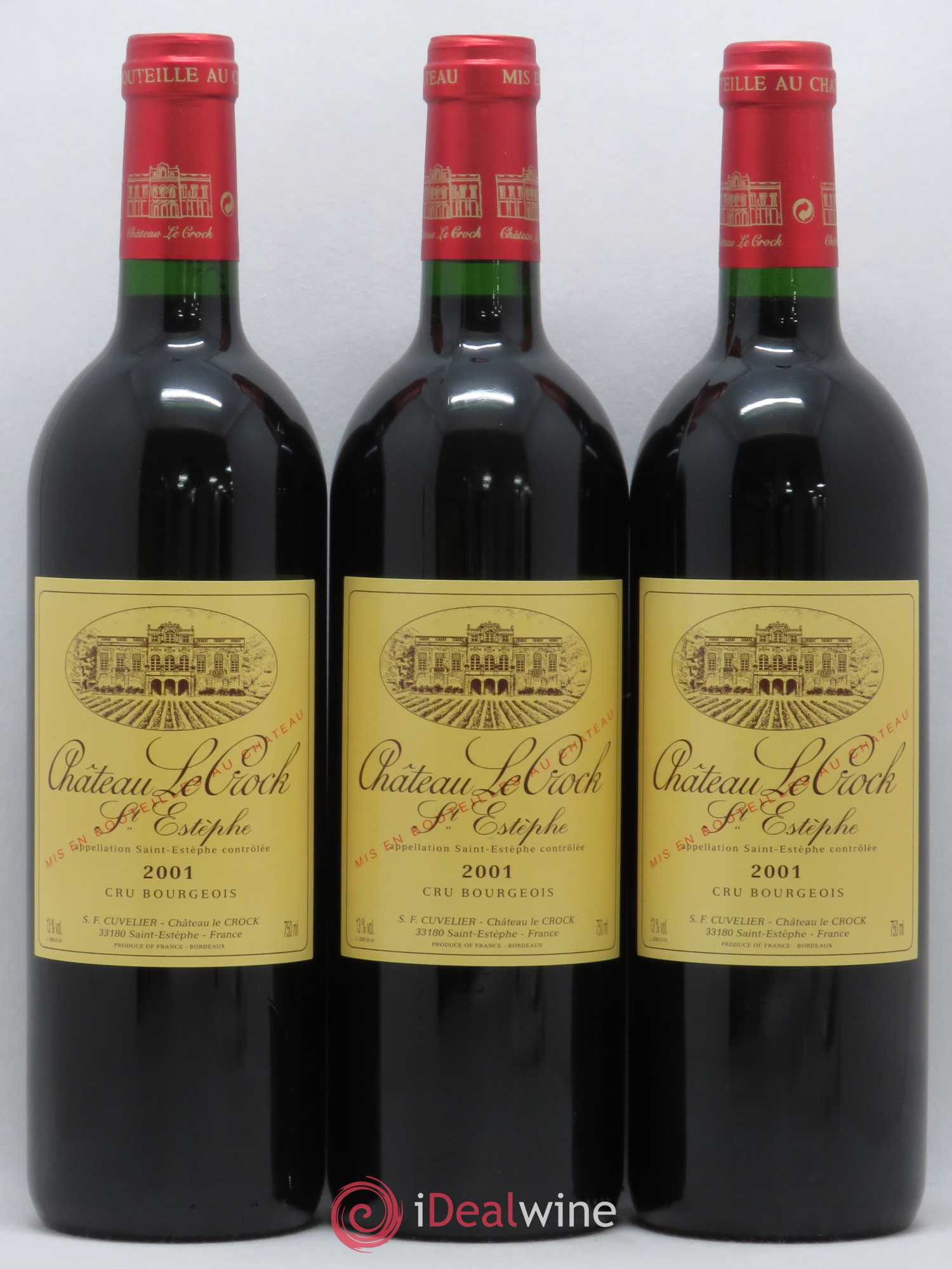 Château le Crock Cru Bourgeois 2001 - Lot de 6 bouteilles - 2