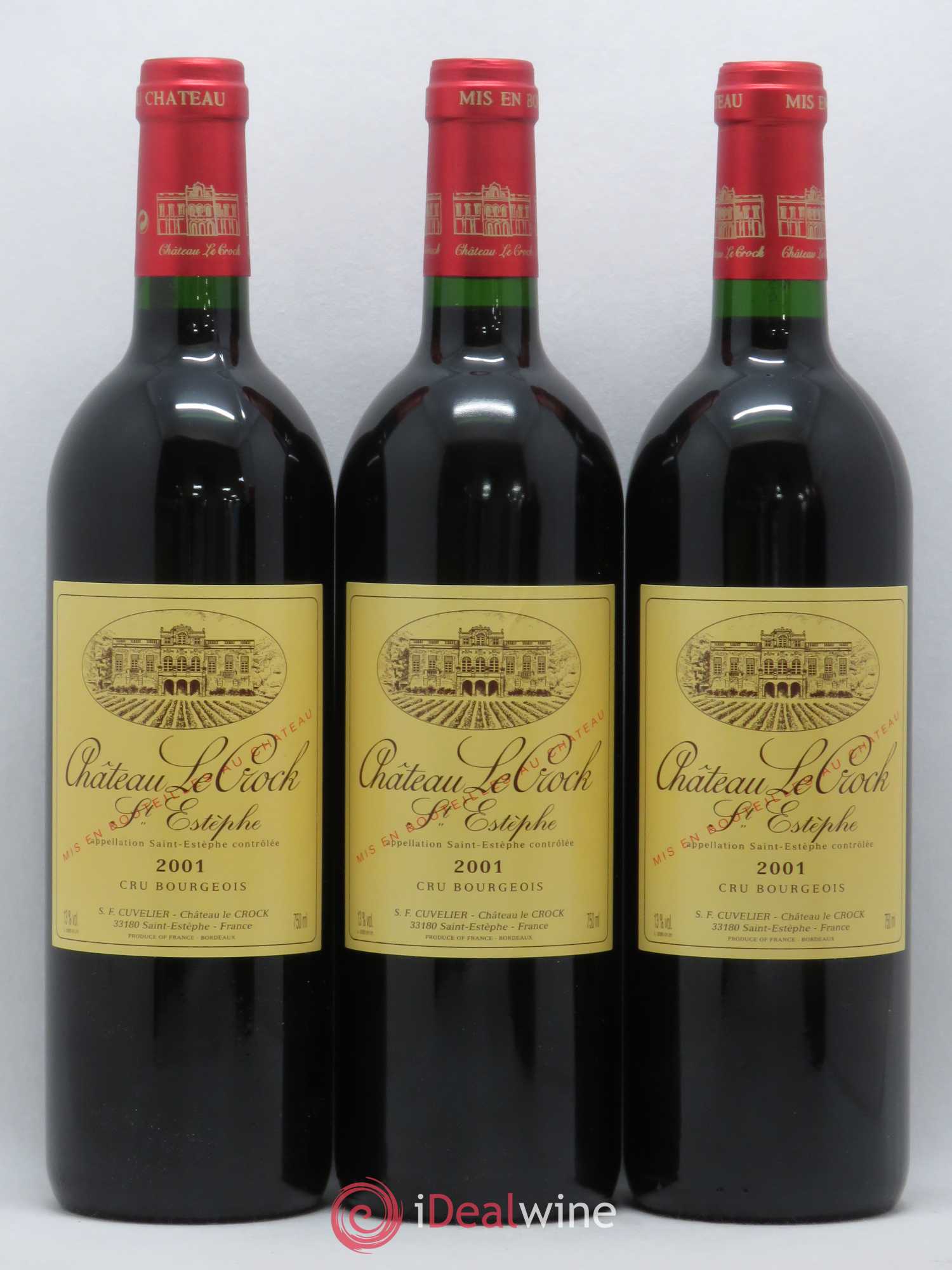 Château le Crock Cru Bourgeois 2001 - Lot de 6 bouteilles - 2