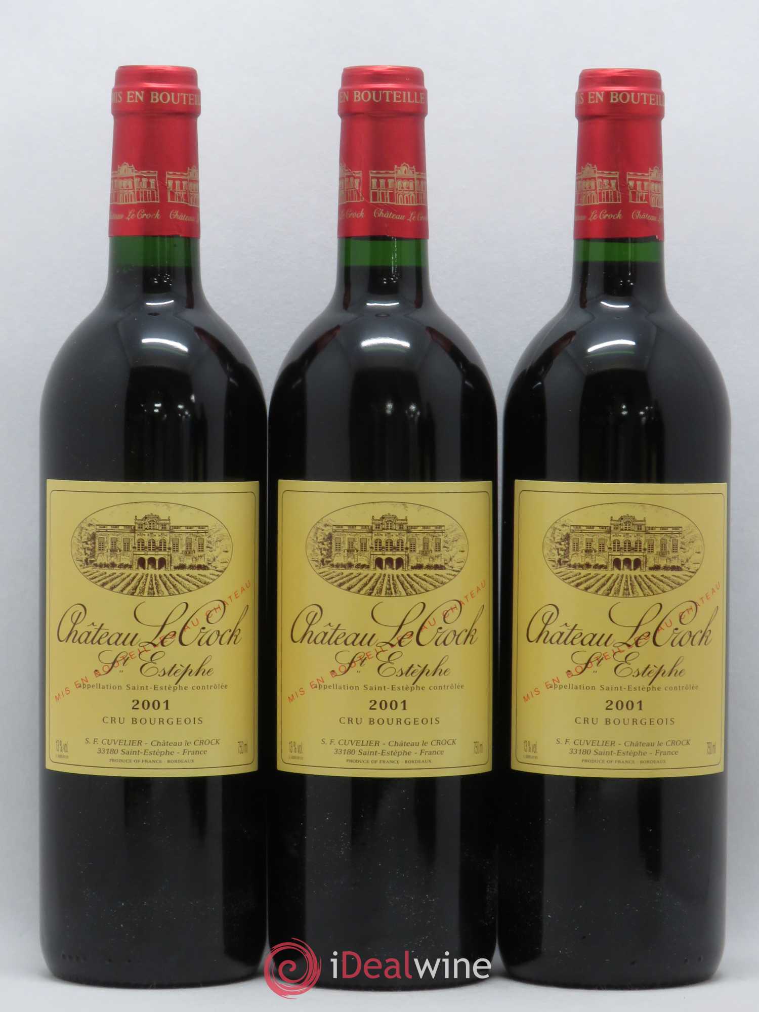 Château le Crock Cru Bourgeois 2001 - Lot de 6 bouteilles - 2