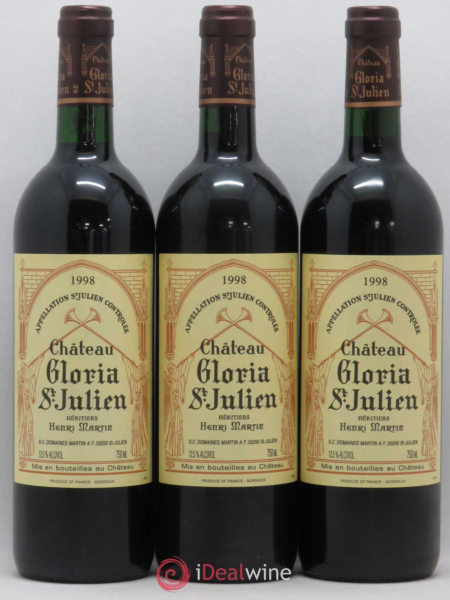 Château Gloria 1998 - Lot de 12 bouteilles - 4