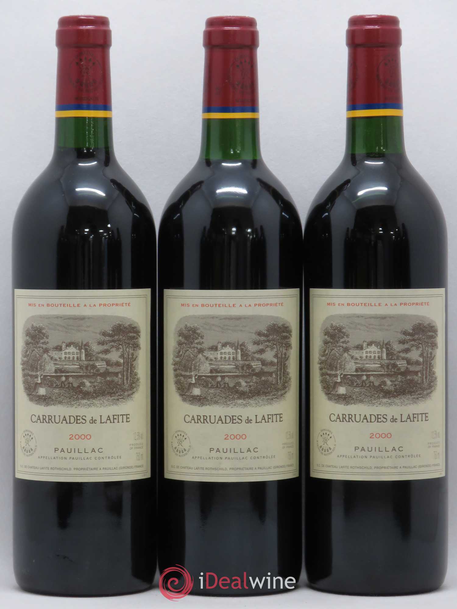 Carruades de Lafite Rothschild Second Vin 2000 - Lot de 12 bouteilles - 1