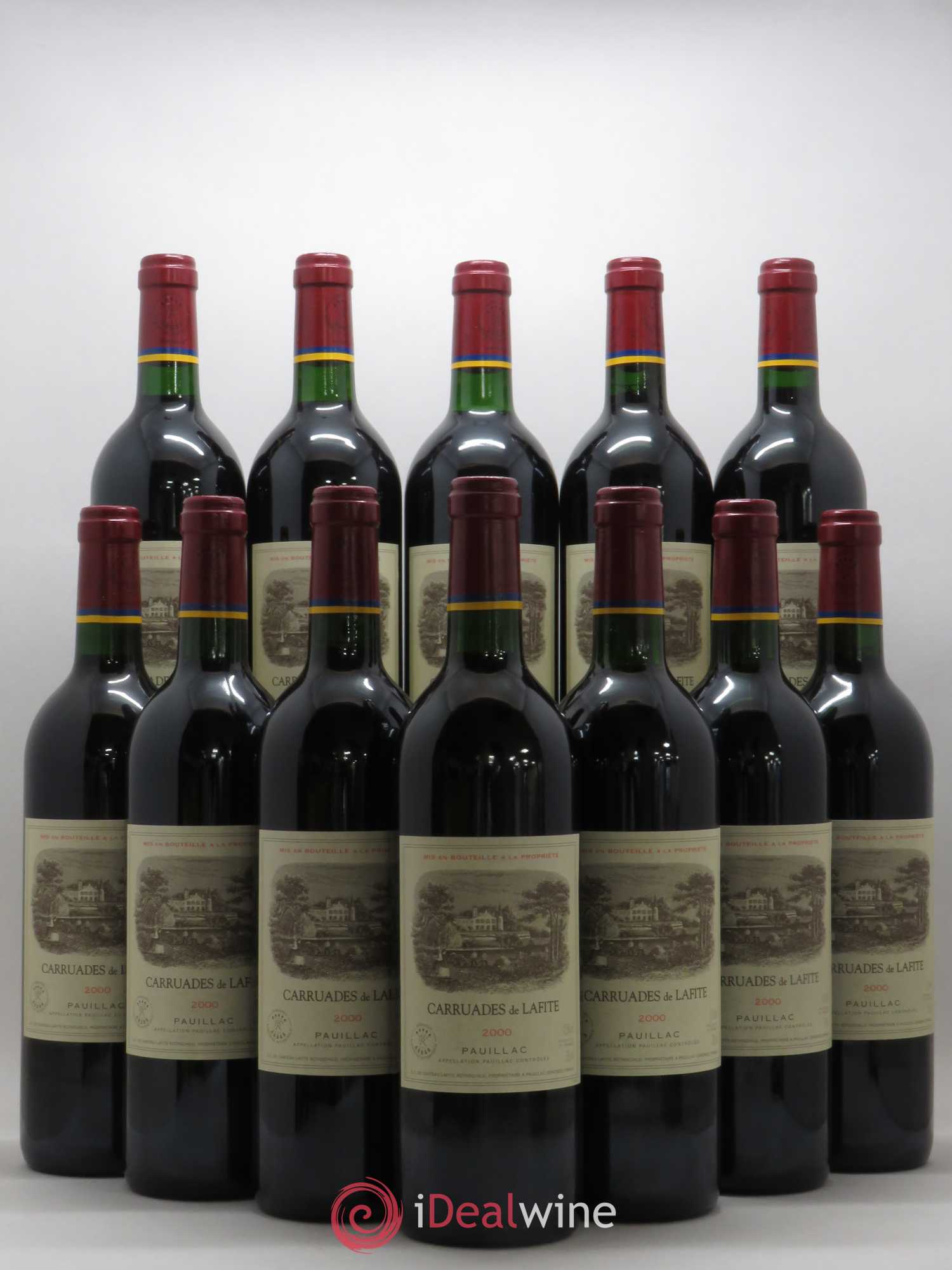 Carruades de Lafite Rothschild Second Vin 2000 - Lot de 12 bouteilles - 0