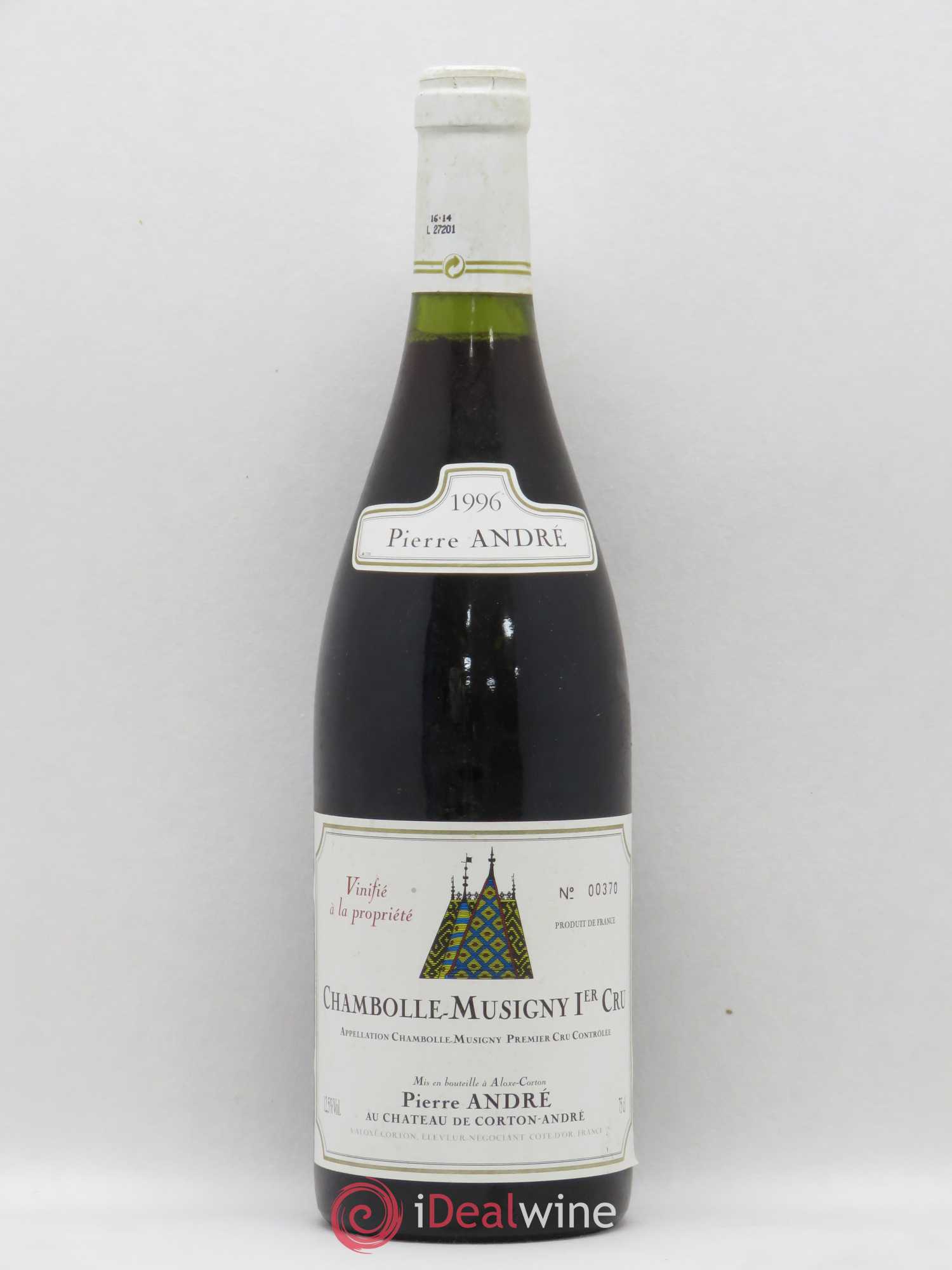 Chambolle-Musigny 1er Cru Pierre André 1996 - Lot de 1 bouteille - 0