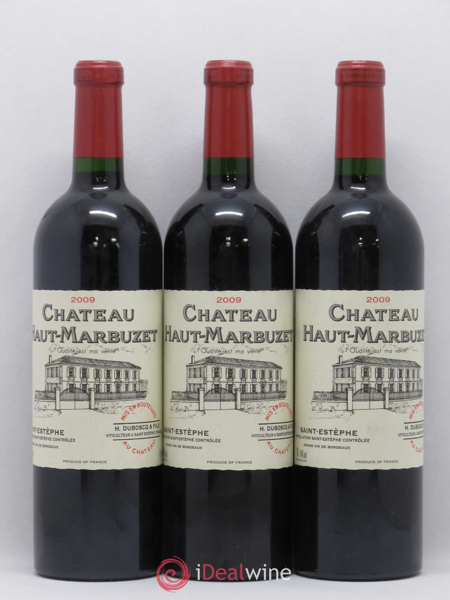 Château Haut Marbuzet 2009 - Lot de 6 bouteilles - 1