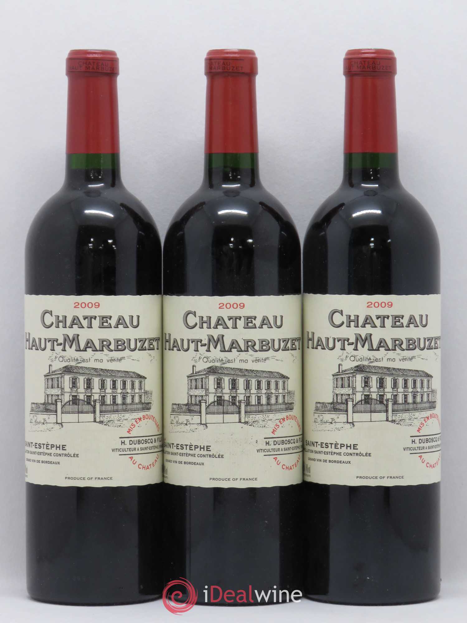 Château Haut Marbuzet 2009 - Lot de 6 bouteilles - 1
