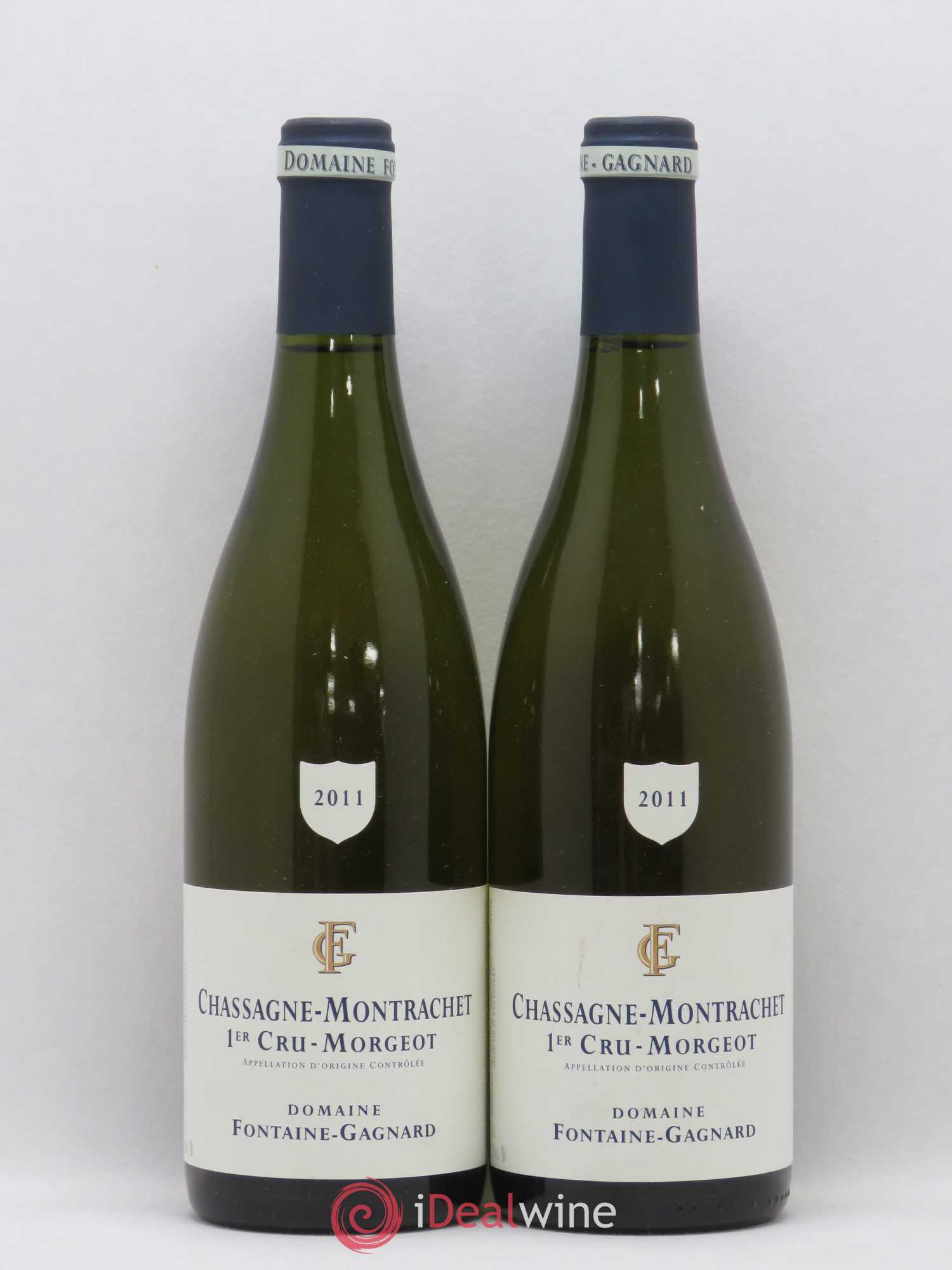 Chassagne-Montrachet 1er Cru Morgeot Domaine Fontaine Gagnard 2011 - Lotto di 2 bottiglie - 0