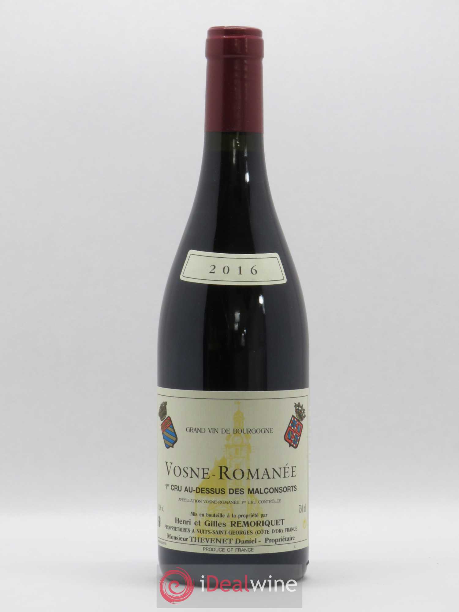 Vosne-Romanée 1er Cru Au Dessus des Malconsorts Gilles Remoriquet (sans prix de réserve) 2016 - Lot de 1 bouteille - 0