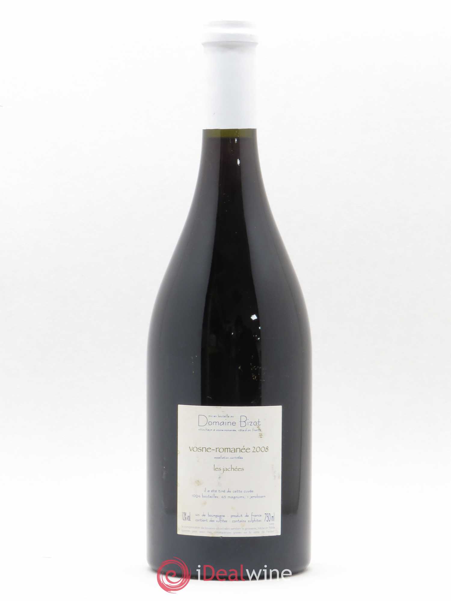 Vosne-Romanée Les Jachées Bizot (Domaine) 2008 - Lot de 1 bouteille - 1