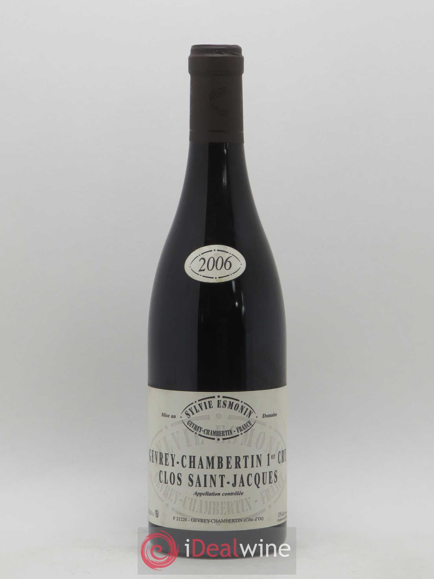 Gevrey-Chambertin 1er Cru Clos Saint Jacques Sylvie Esmonin 2006 - Lot de 1 bouteille - 0