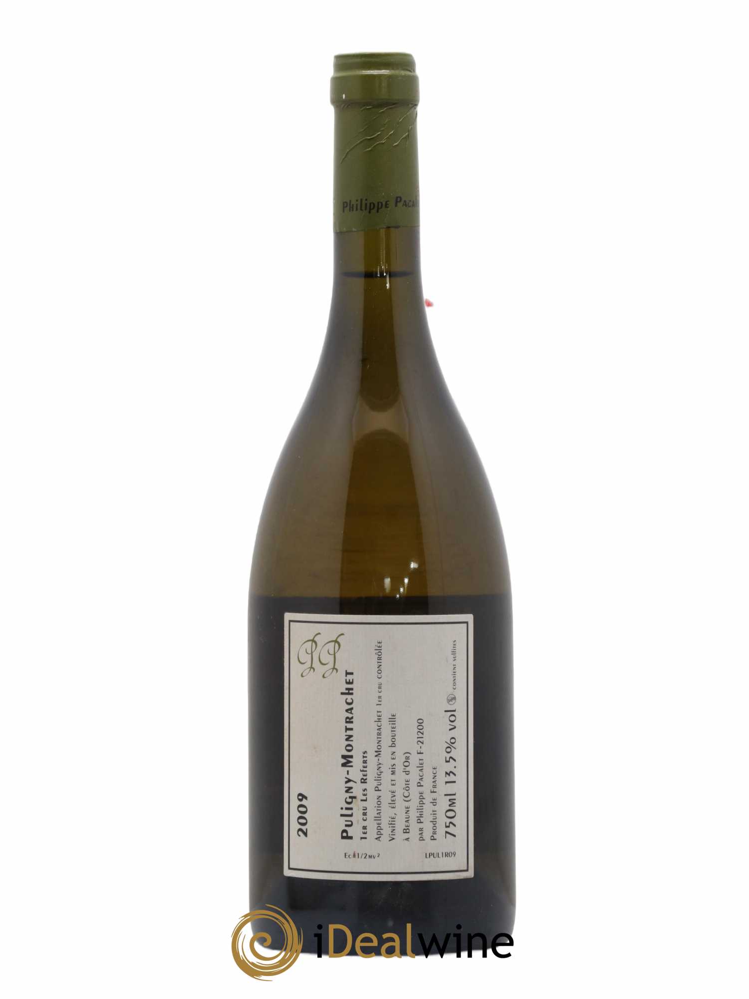 Puligny-Montrachet 1er Cru Les Referts Philippe Pacalet 2009 - Lot de 1 bouteille - 1