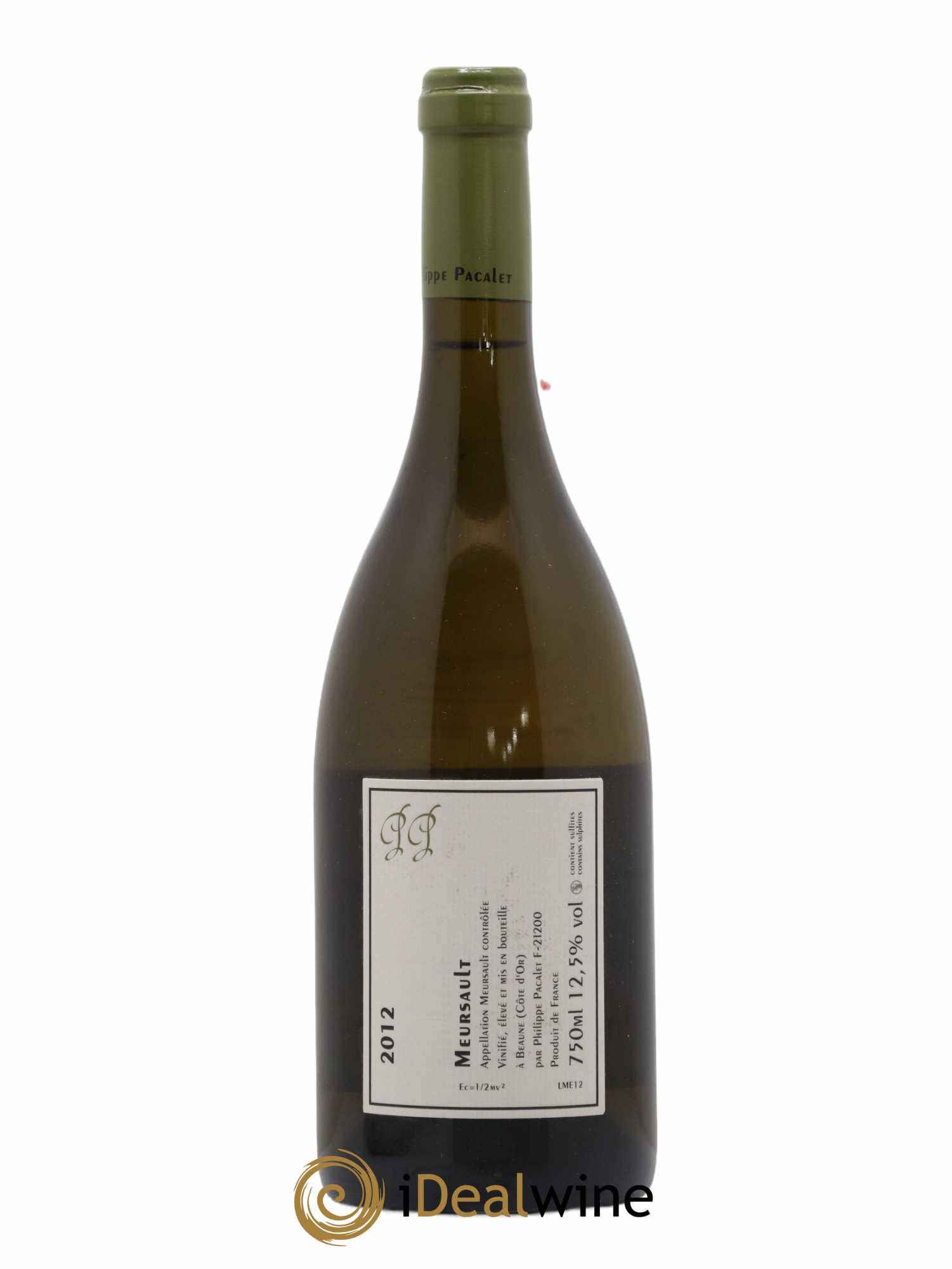 Meursault Philippe Pacalet 2012 - Lot de 1 bouteille - 1