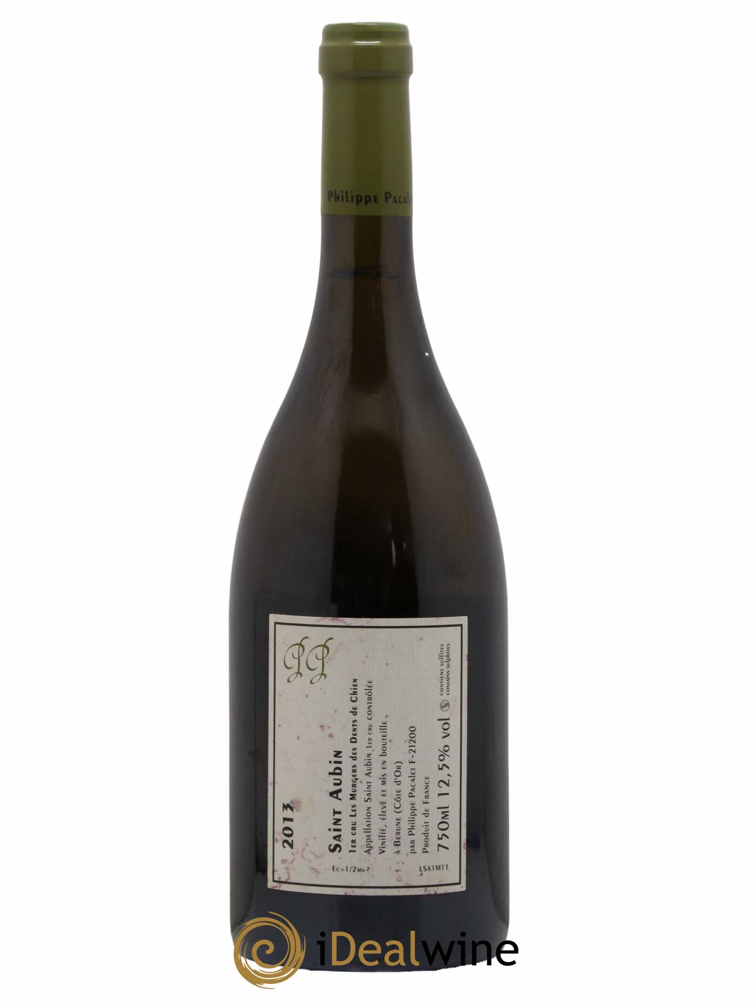 Saint-Aubin 1er Cru Murgers des Dents de Chien Philippe Pacalet 2013 - Lot de 1 bouteille - 1