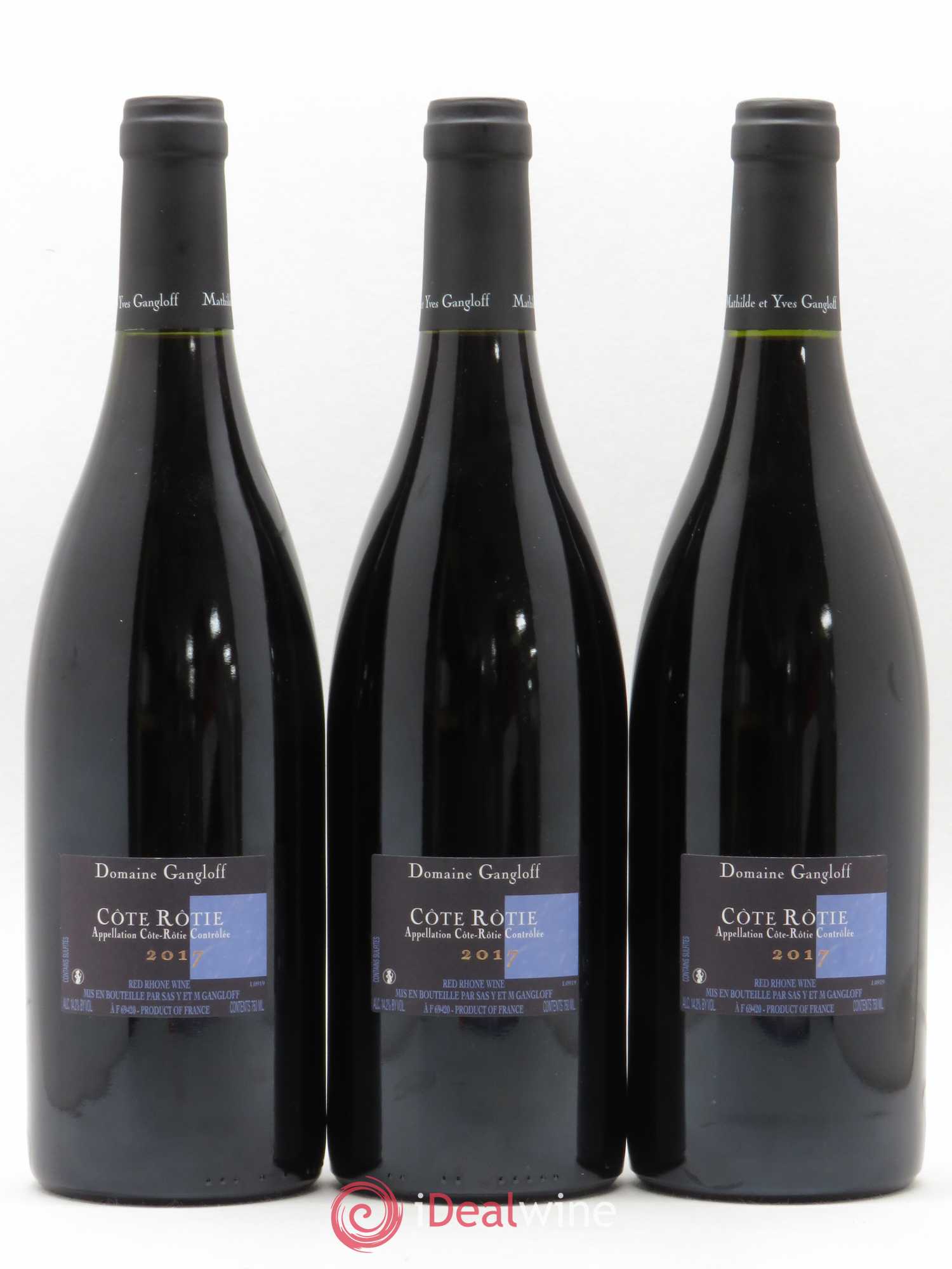 Côte-Rôtie La Barbarine Gangloff (Domaine) 2017 - Lot de 3 bouteilles - 1