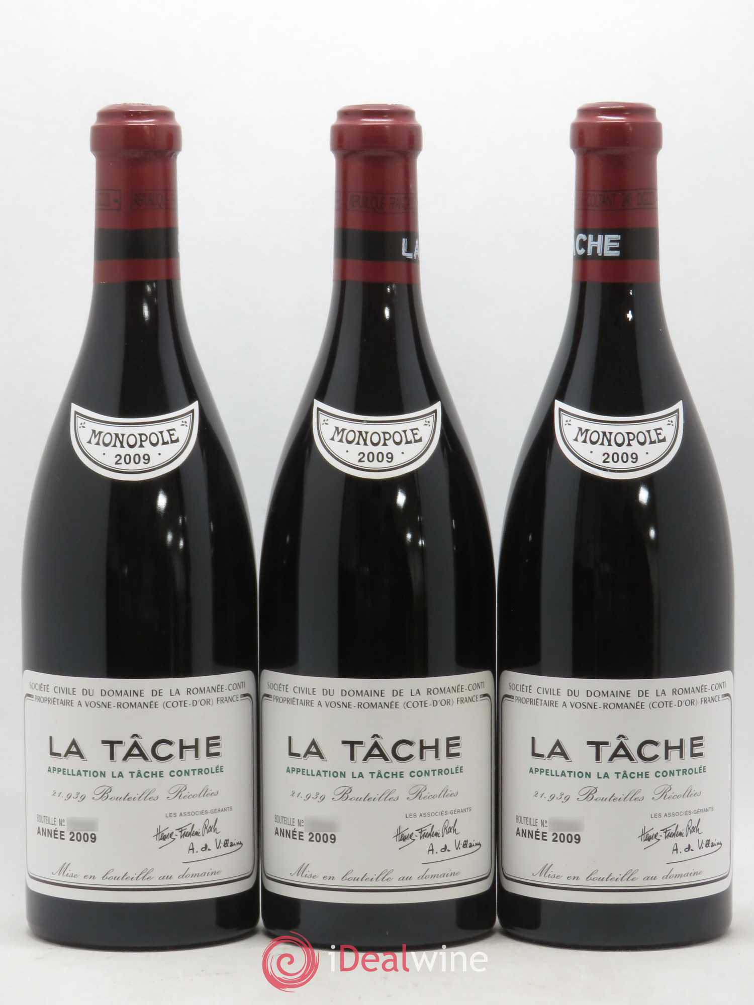 Assortiment 2009 du Domaine de la Romanée-Conti Domaine de la Romanée-Conti 2 caisses (1 Romanée Conti - 2 Romanée Saint Vivant - 3 La Tache - 2 Richebourg - 2 Echézeaux - 2 Grands Echézeaux) 2009 - Lotto di 12 bottiglie - 3