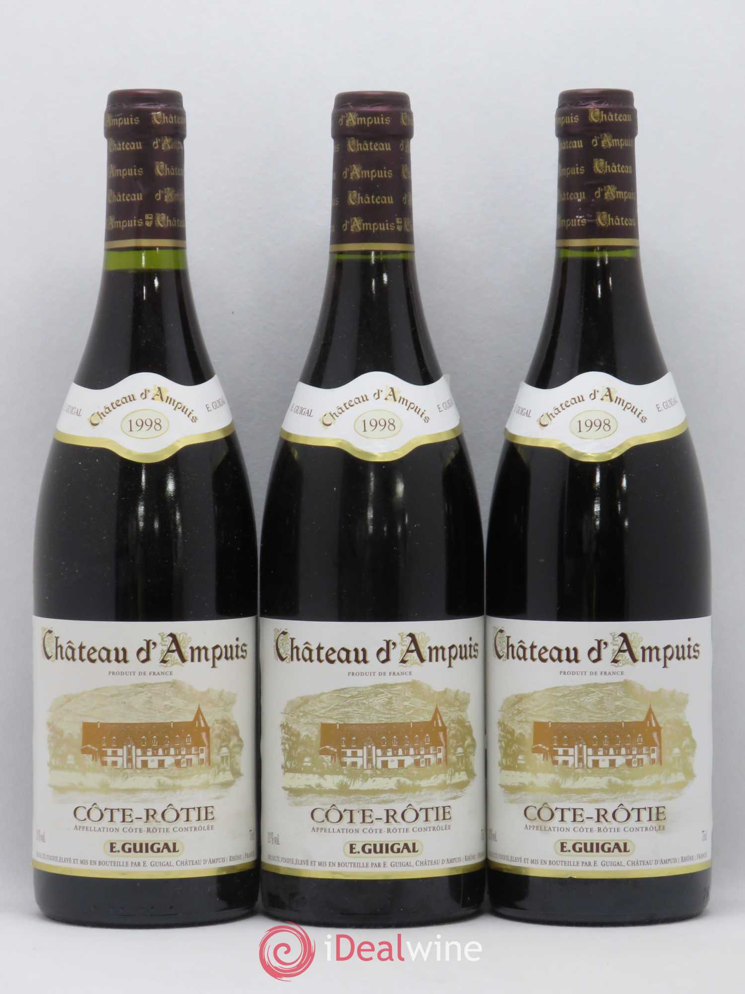 Côte-Rôtie Château d'Ampuis Guigal 1998 - Lot de 6 bouteilles - 1