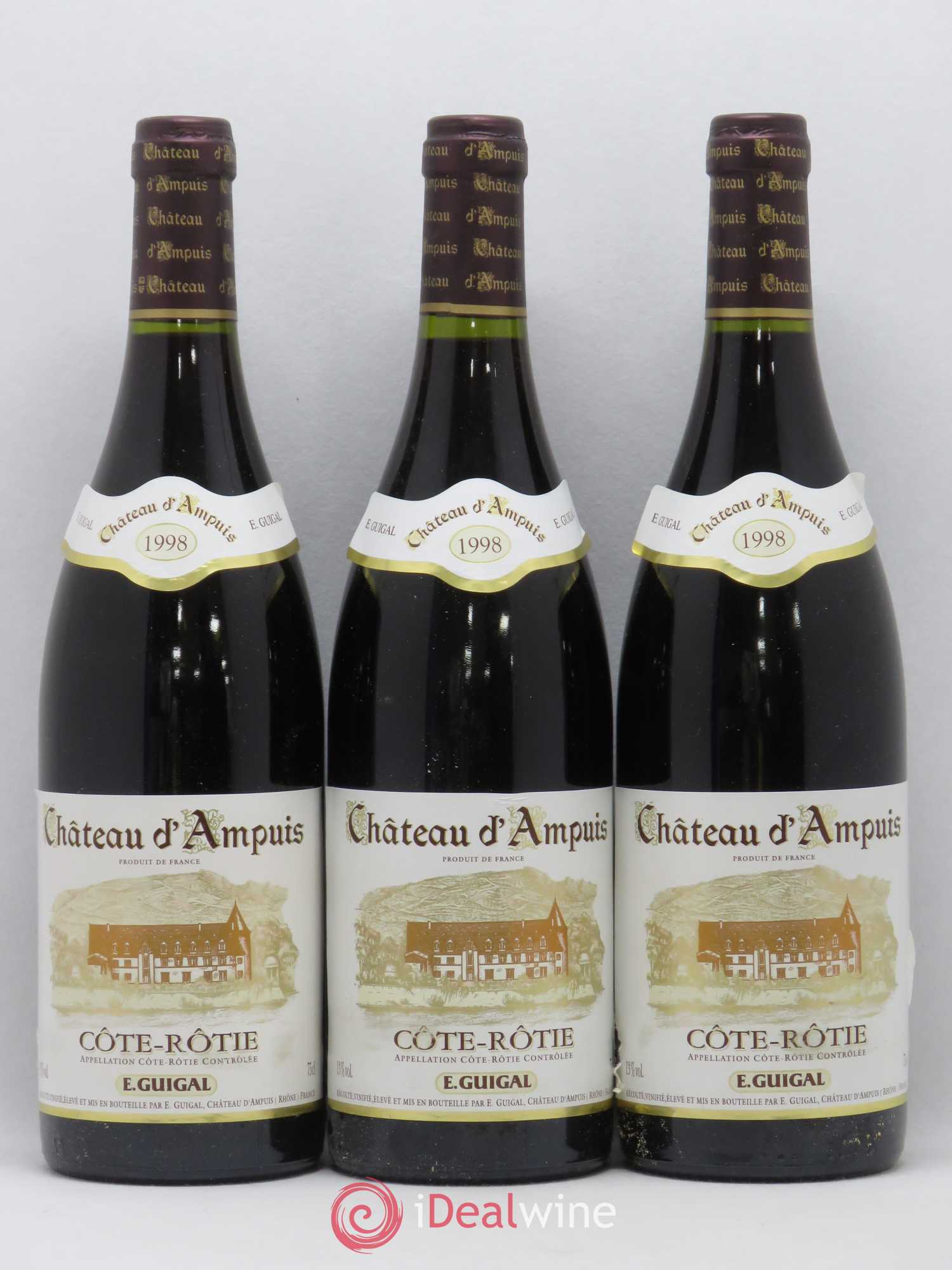 Côte-Rôtie Château d'Ampuis Guigal 1998 - Lot de 6 bouteilles - 2