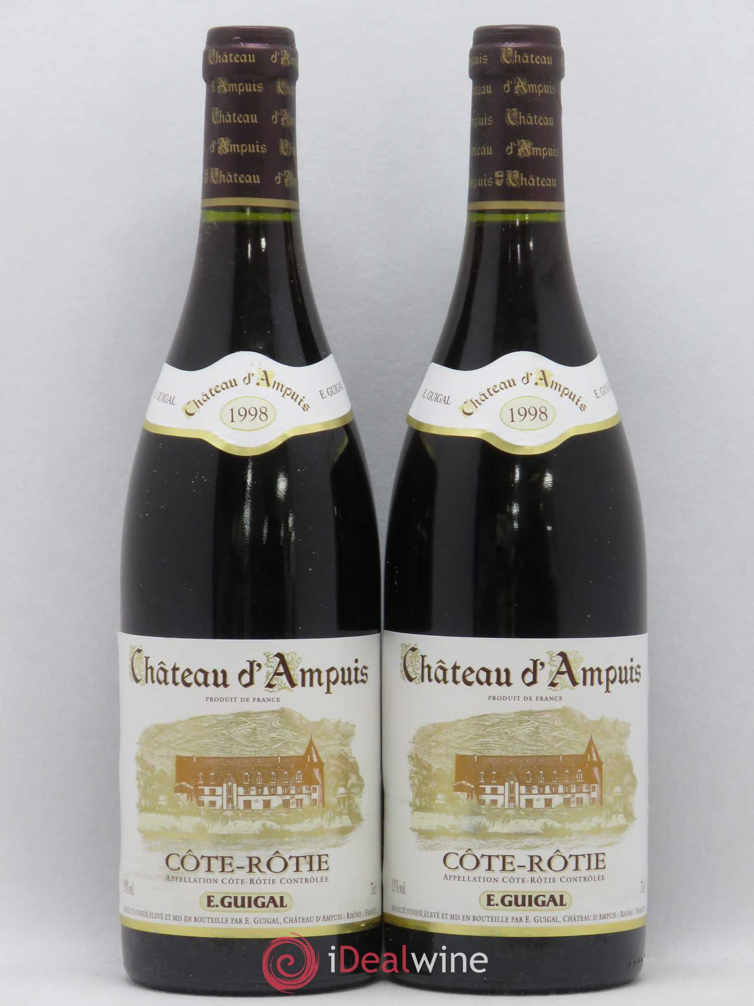 Côte-Rôtie Château d'Ampuis Guigal (sans prix de réserve) 1998 - Lot de 2 bouteilles - 0