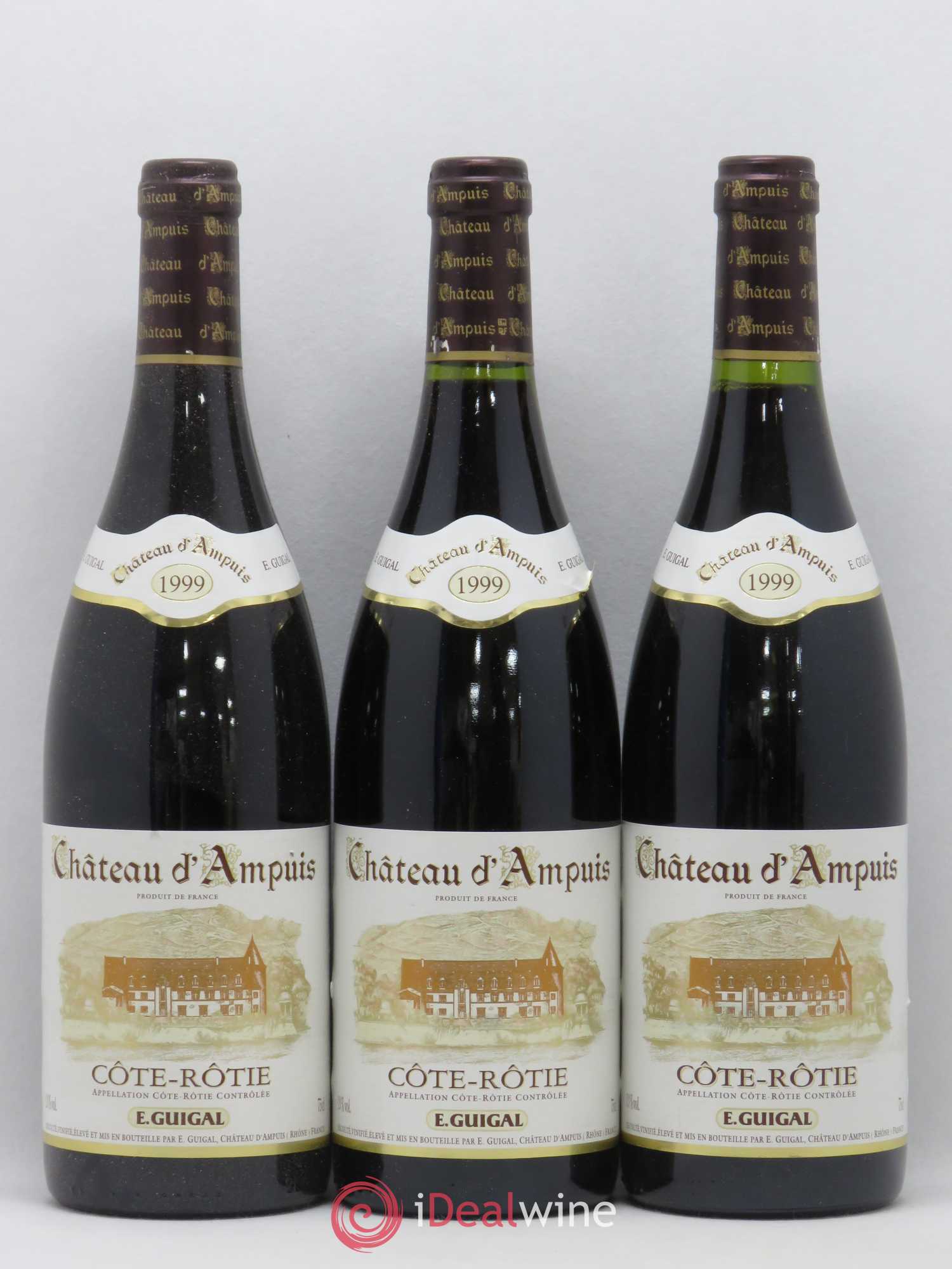 Côte-Rôtie Château d'Ampuis Guigal 1999 - Lot de 3 bouteilles - 0