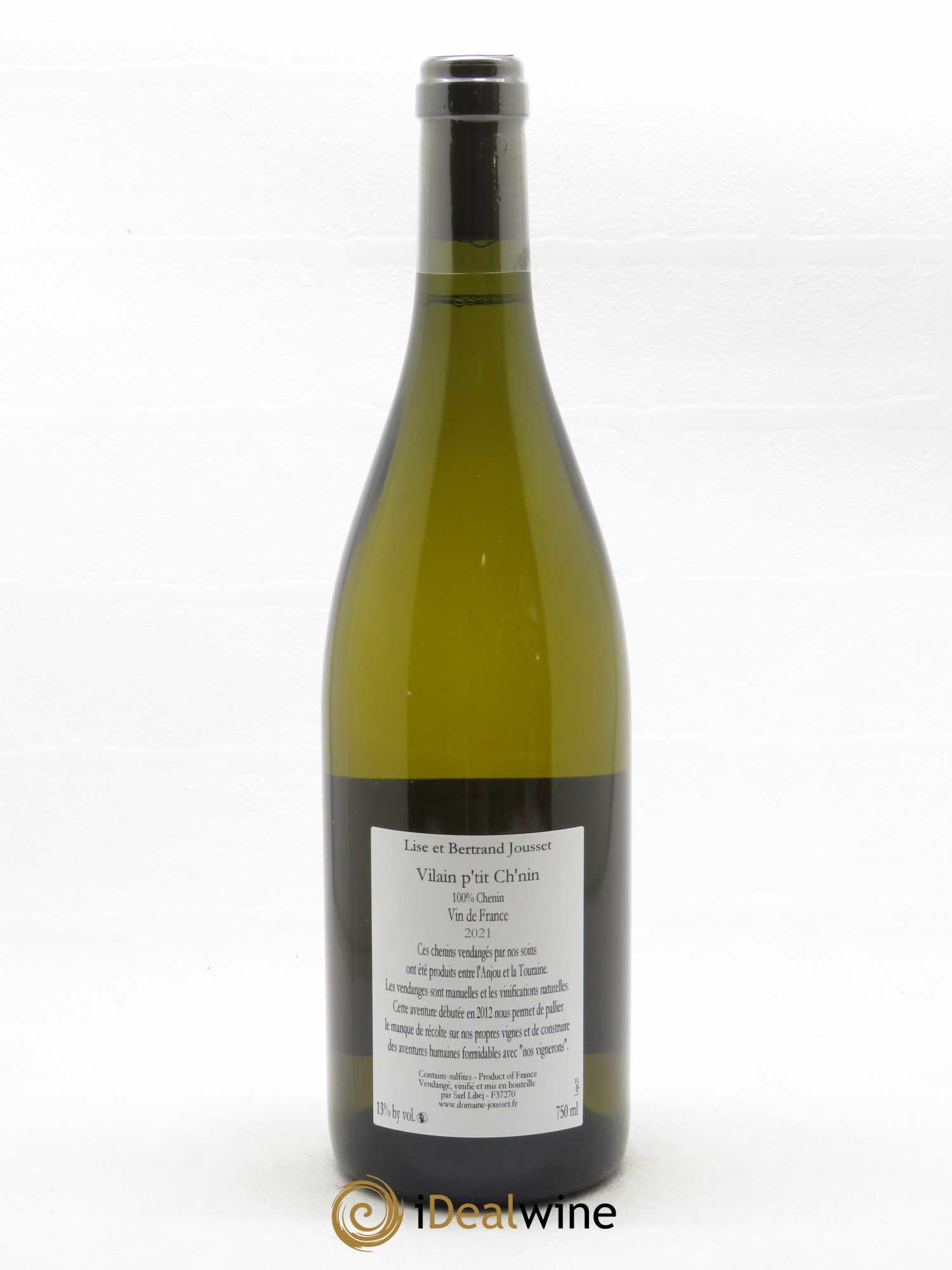 Vin de France Vilain Petit Chenin Lise et Bertrand Jousset 2021 - Lot of 1 bottle - 1