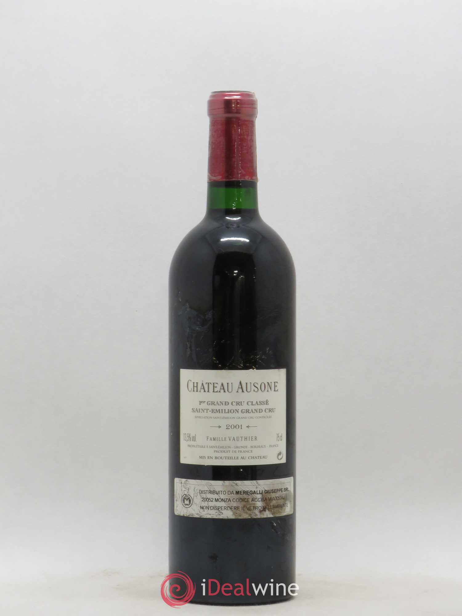 Château Ausone 1er Grand Cru Classé A 2001 - Lot de 1 bouteille - 1