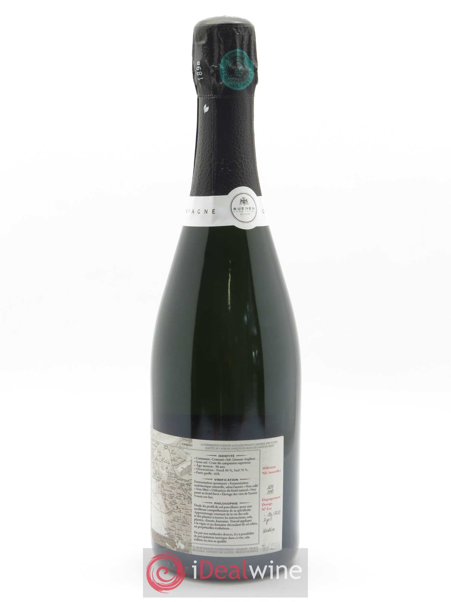Les Robarts Blanc de Blancs Extra-Brut Suenen 2014 - Lot de 1 bouteille - 1