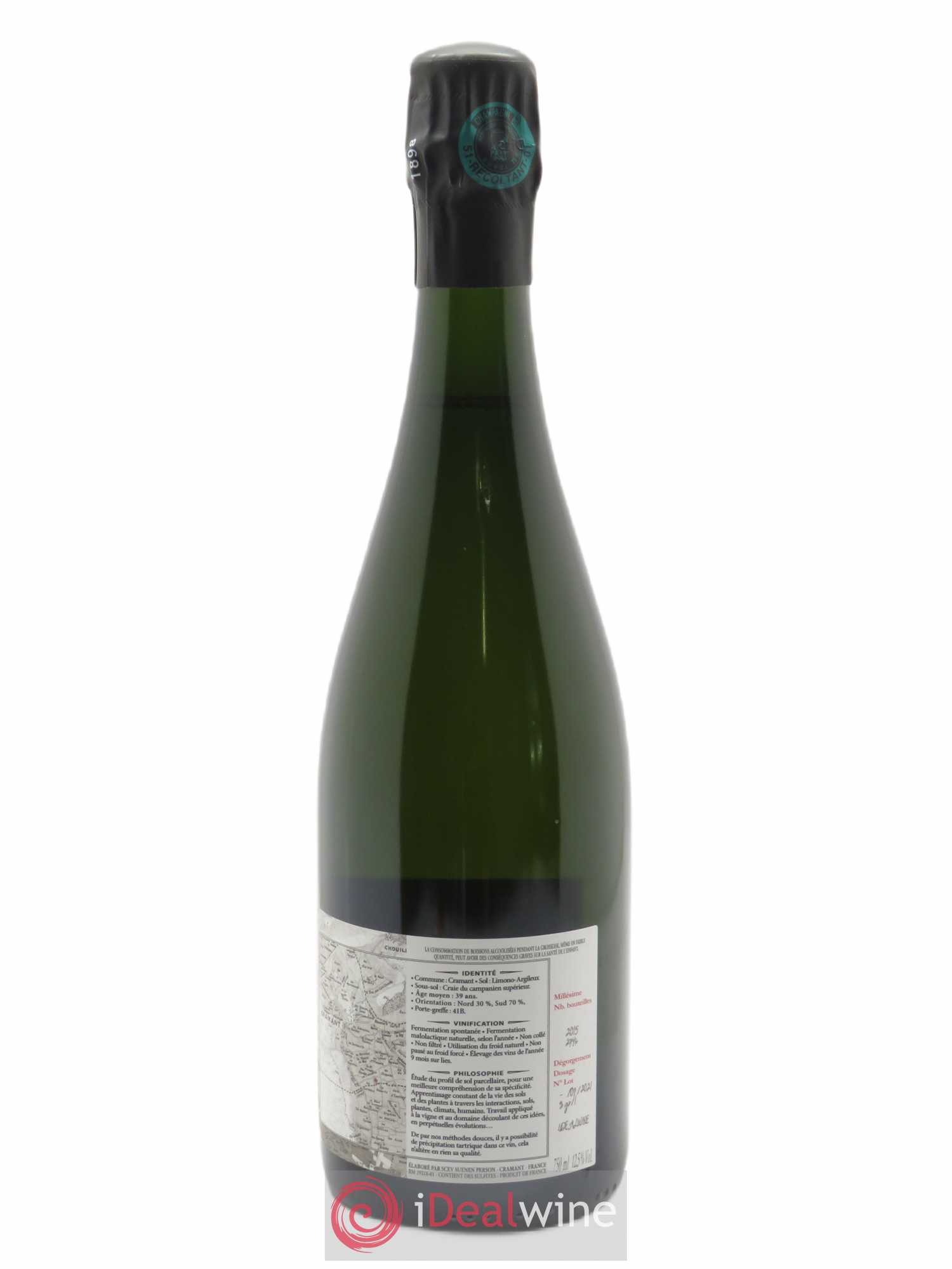 Les Robarts Blanc de Blancs Extra-Brut Suenen 2015 - Lot de 1 bouteille - 1