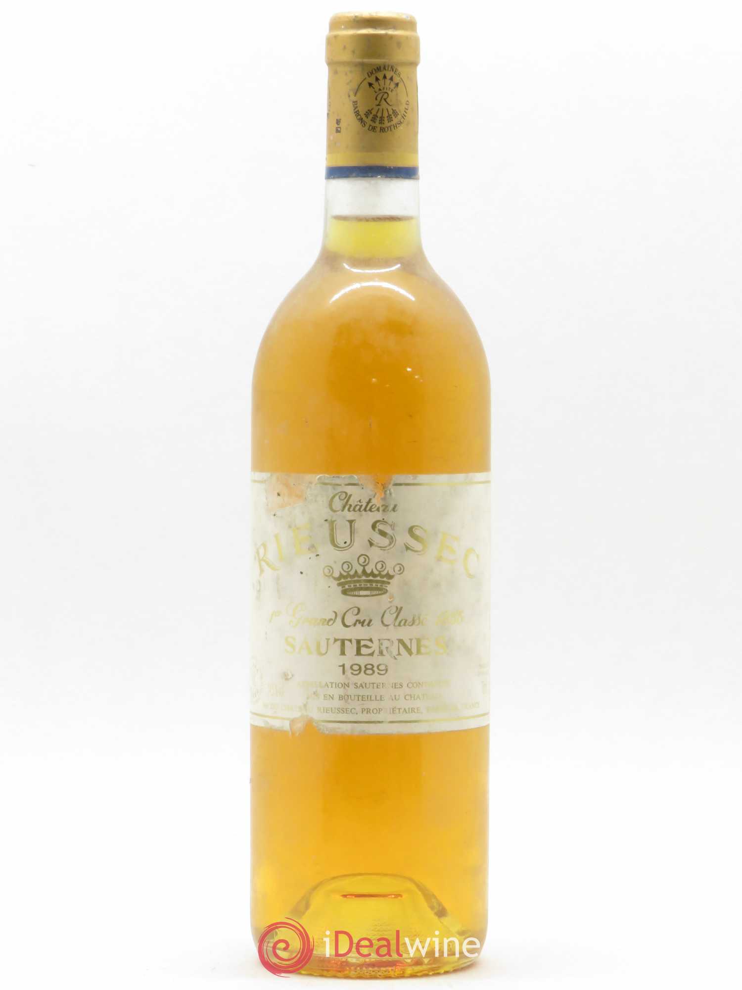 Château Rieussec 1er Grand Cru Classé 1989 - Lotto di 1 bottiglia - 0
