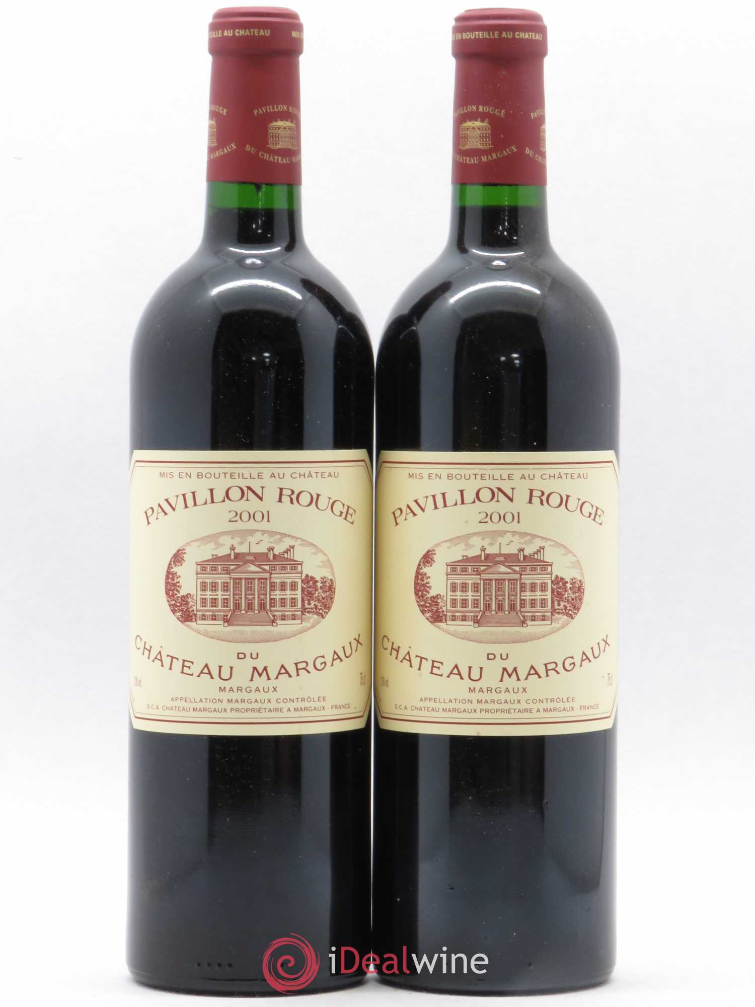 Pavillon Rouge du Château Margaux Second Vin 2001 - Lot de 2 bouteilles - 0