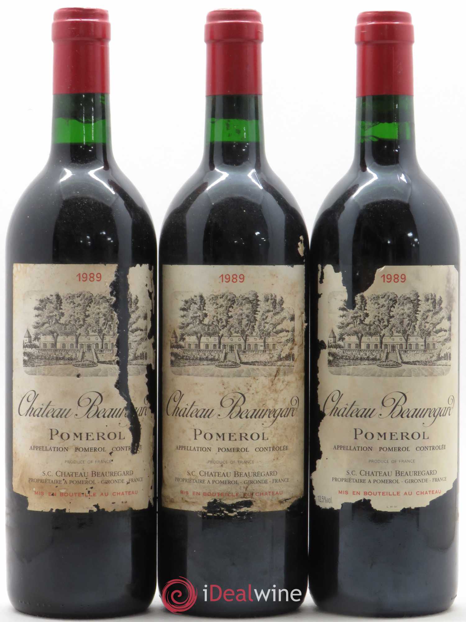 Château Beauregard 1989 - Lot de 6 bouteilles - 1