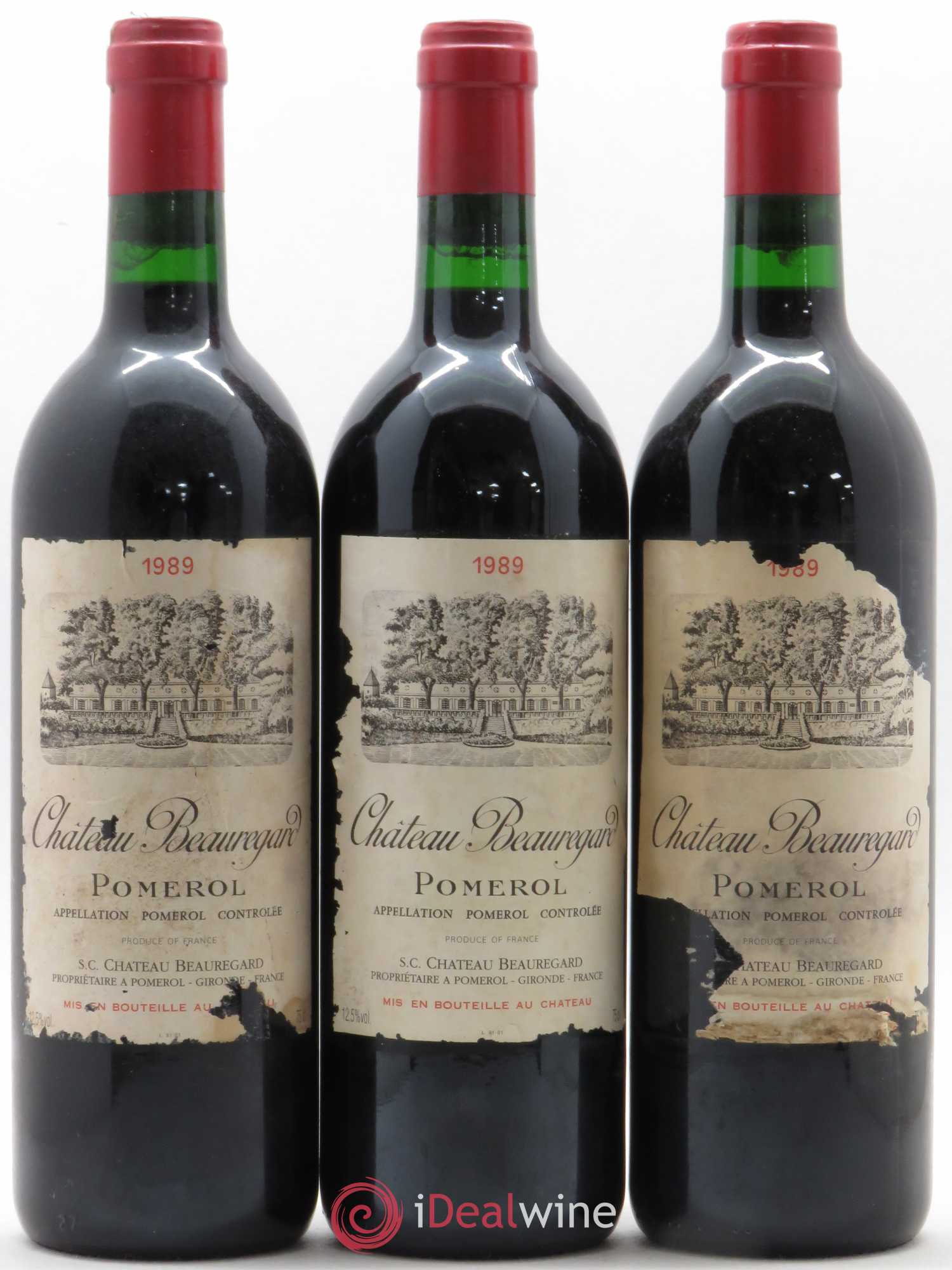 Château Beauregard 1989 - Lot de 6 bouteilles - 2