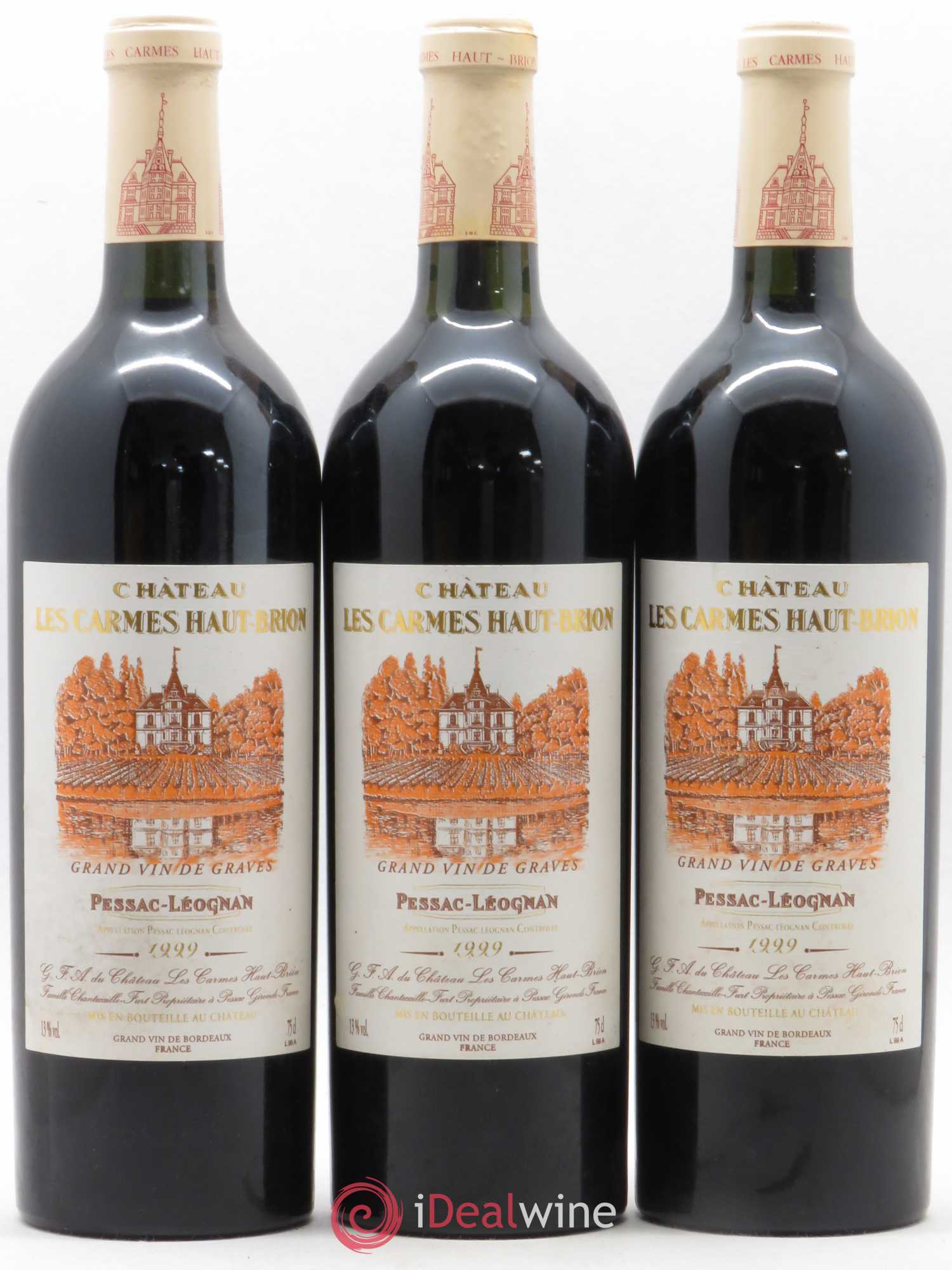 Château Les Carmes Haut-Brion 1999 - Lot de 6 bouteilles - 1