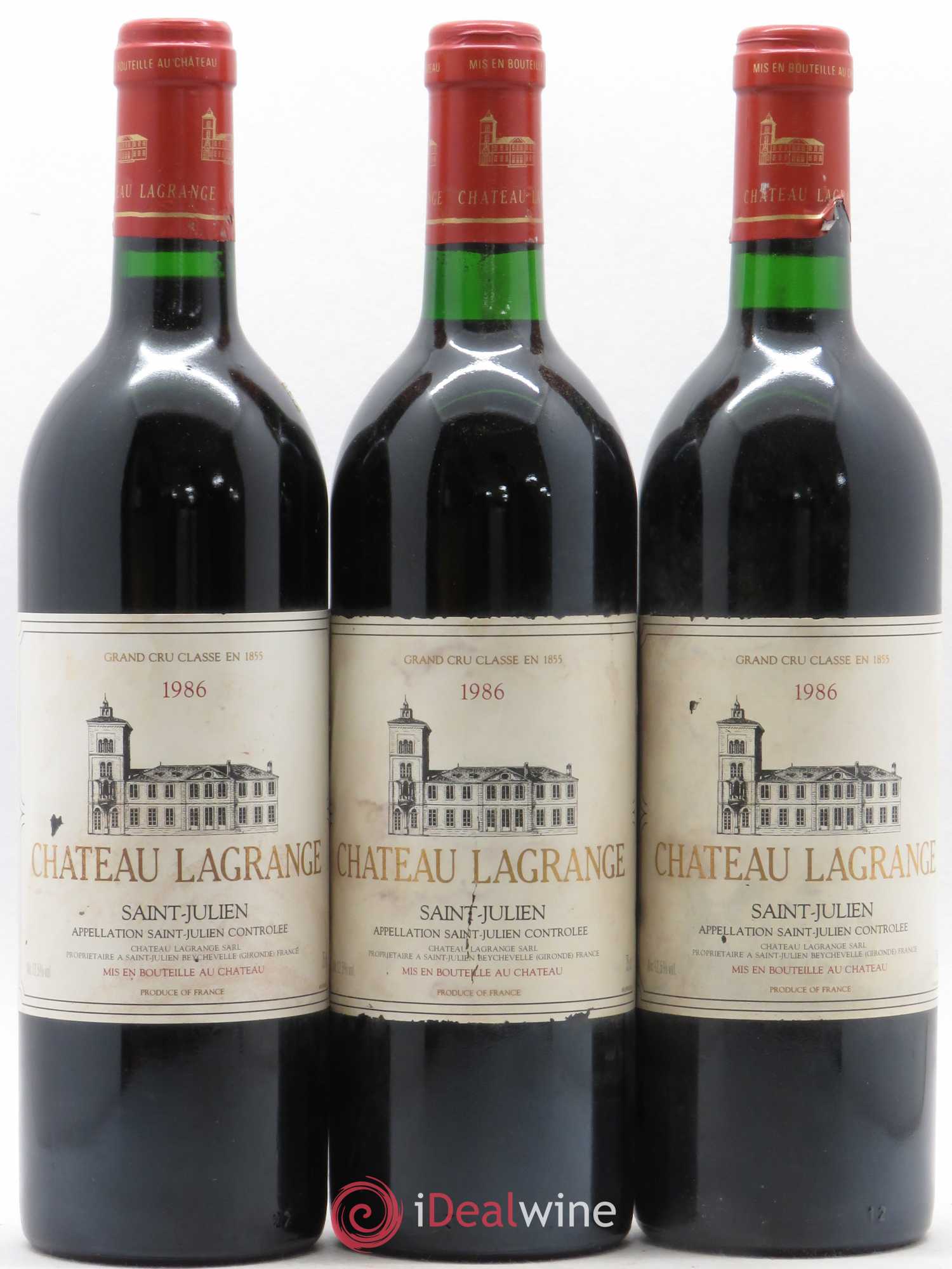 Château Lagrange 3ème Grand Cru Classé 1986 - Lot de 6 bouteilles - 2